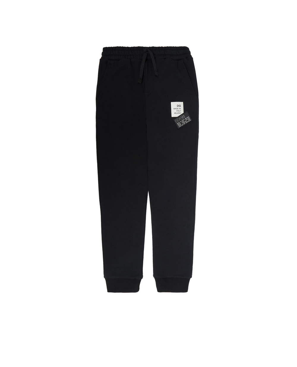 Спортивні брюки Dolce&Gabbana Kids L4JPCN-G7YGO-S, чорний колір • Купити в інтернет-магазині Kameron