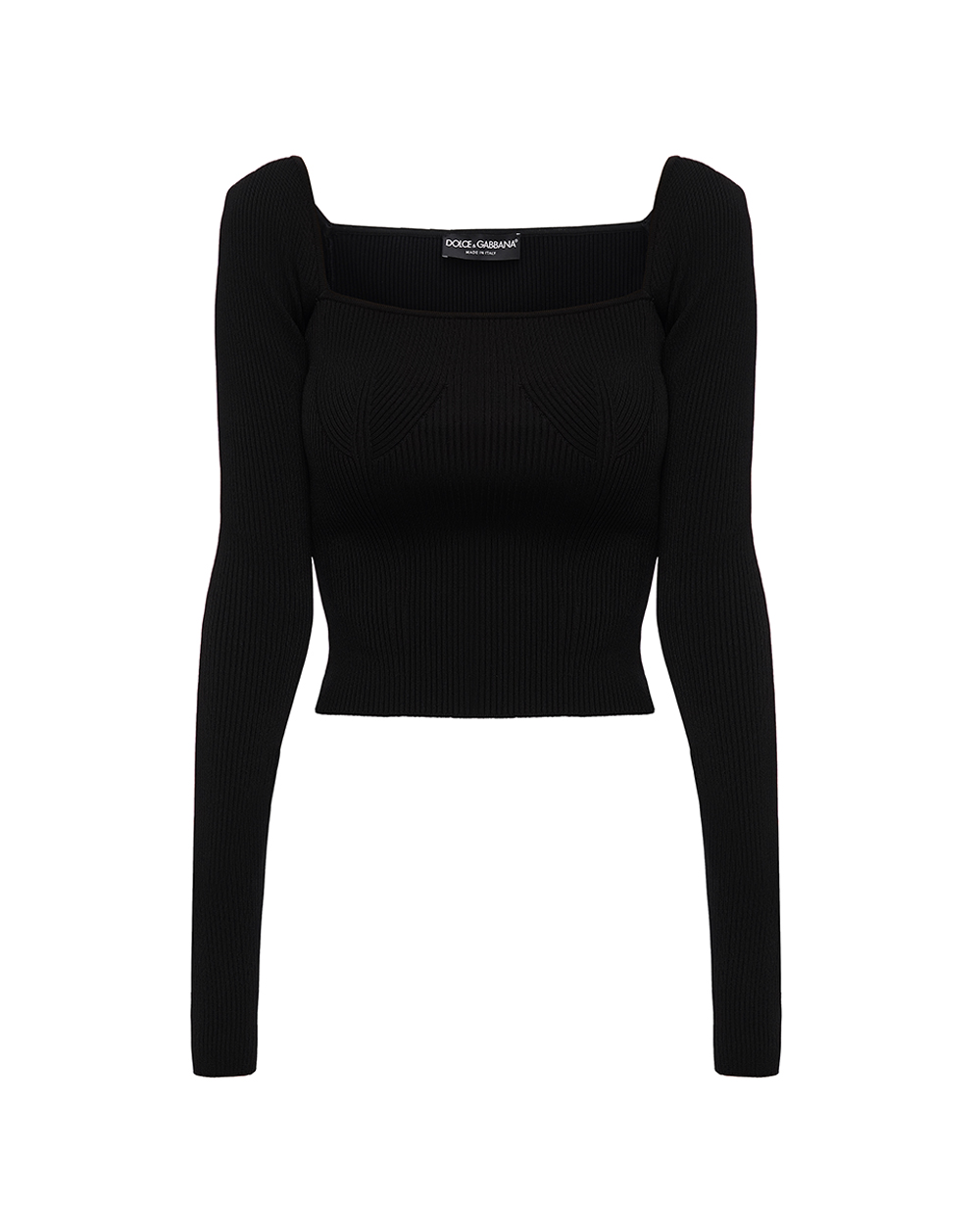 Топ Dolce&Gabbana FXG67T-JAIFJ, чорний колір • Купити в інтернет-магазині Kameron