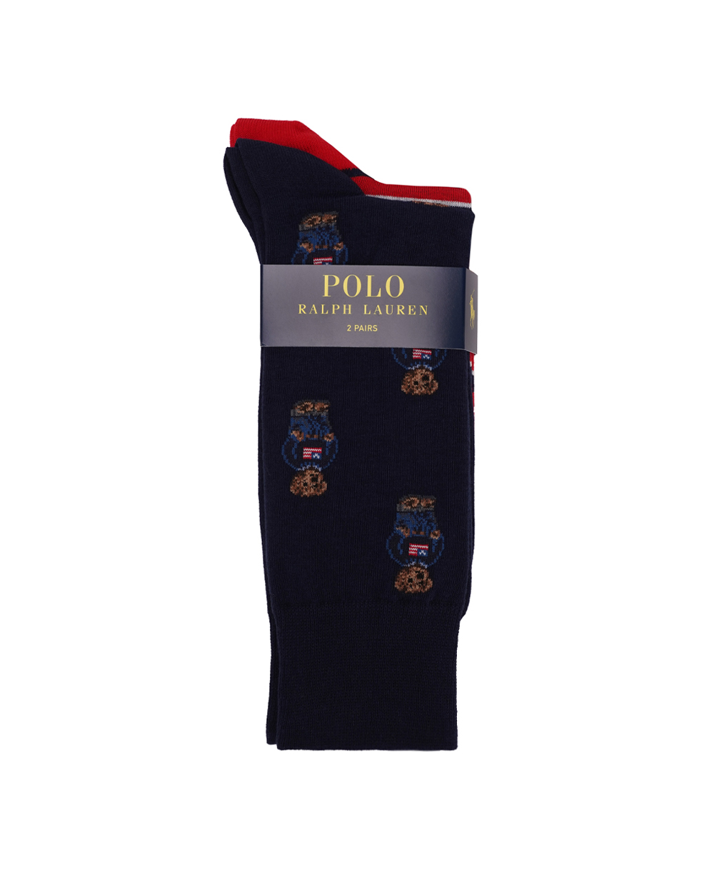 Шкарпетки Polo Bear (2 пари) Polo Ralph Lauren 449892838001, різнокольоровий колір • Купити в інтернет-магазині Kameron
