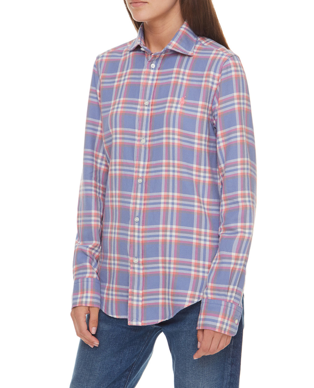 Рубашка Polo Ralph Lauren 211843389002, голубой цвет • Купить в интернет-магазине Kameron