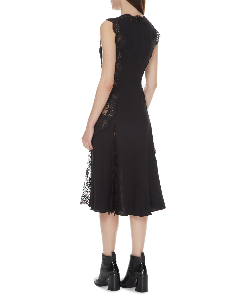 Шелковое платье Dolce&Gabbana F6R2FT-FUADB, черный цвет • Купить в интернет-магазине Kameron
