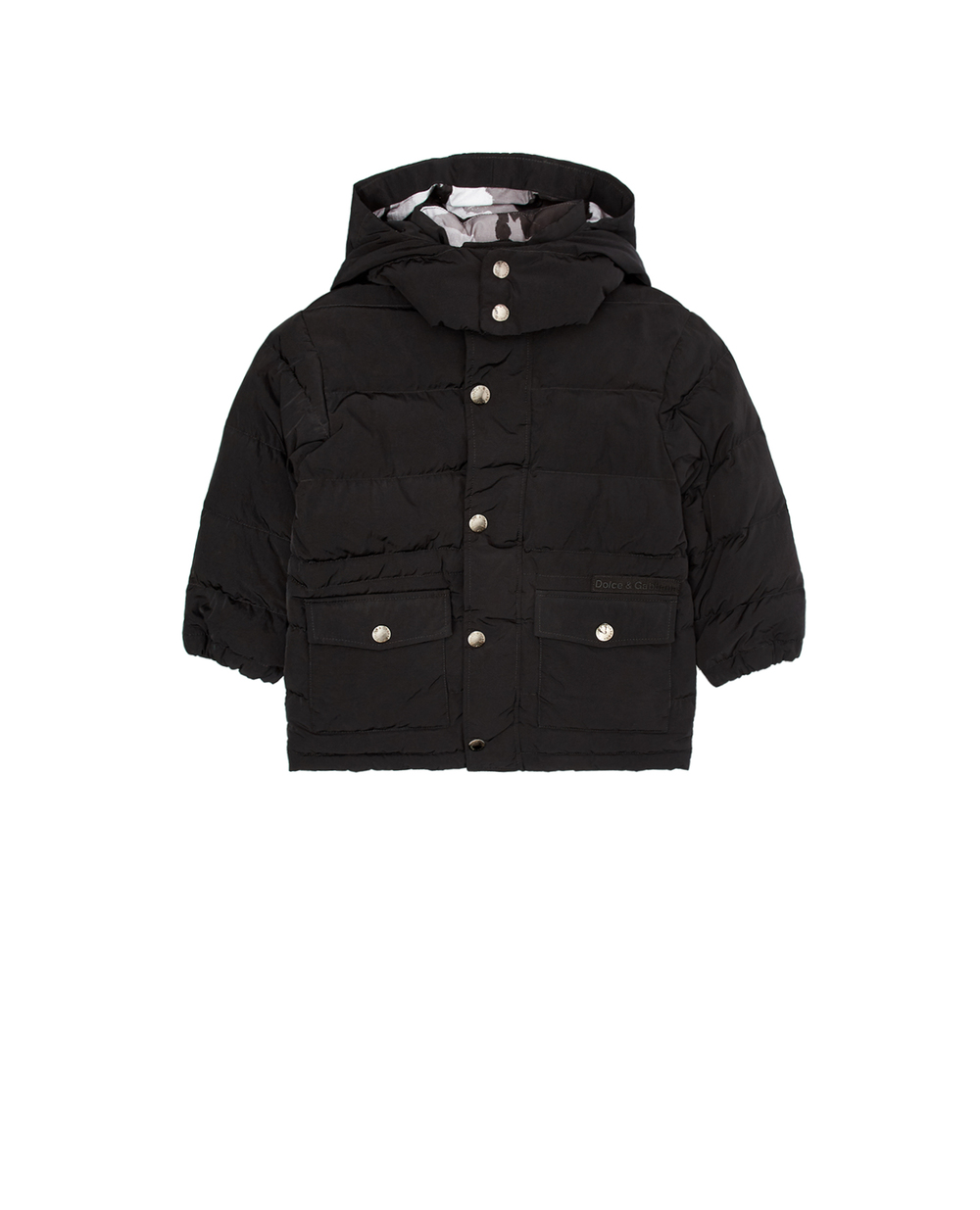 Детская куртка Dolce&Gabbana Kids L4JBY7-G7YGH-S, черный цвет • Купить в интернет-магазине Kameron
