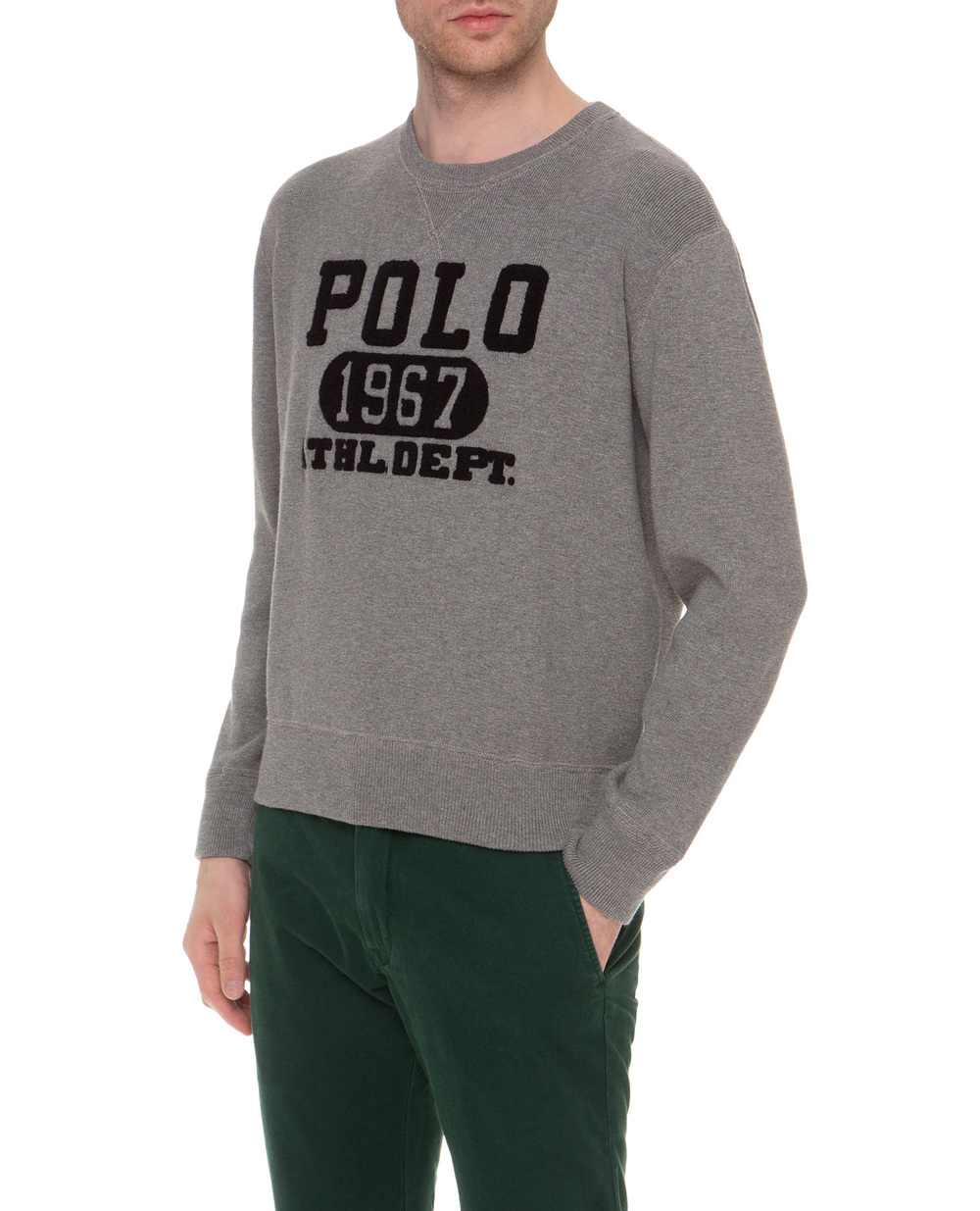 Світшот Polo Ralph Lauren 710717790003, сірий колір • Купити в інтернет-магазині Kameron