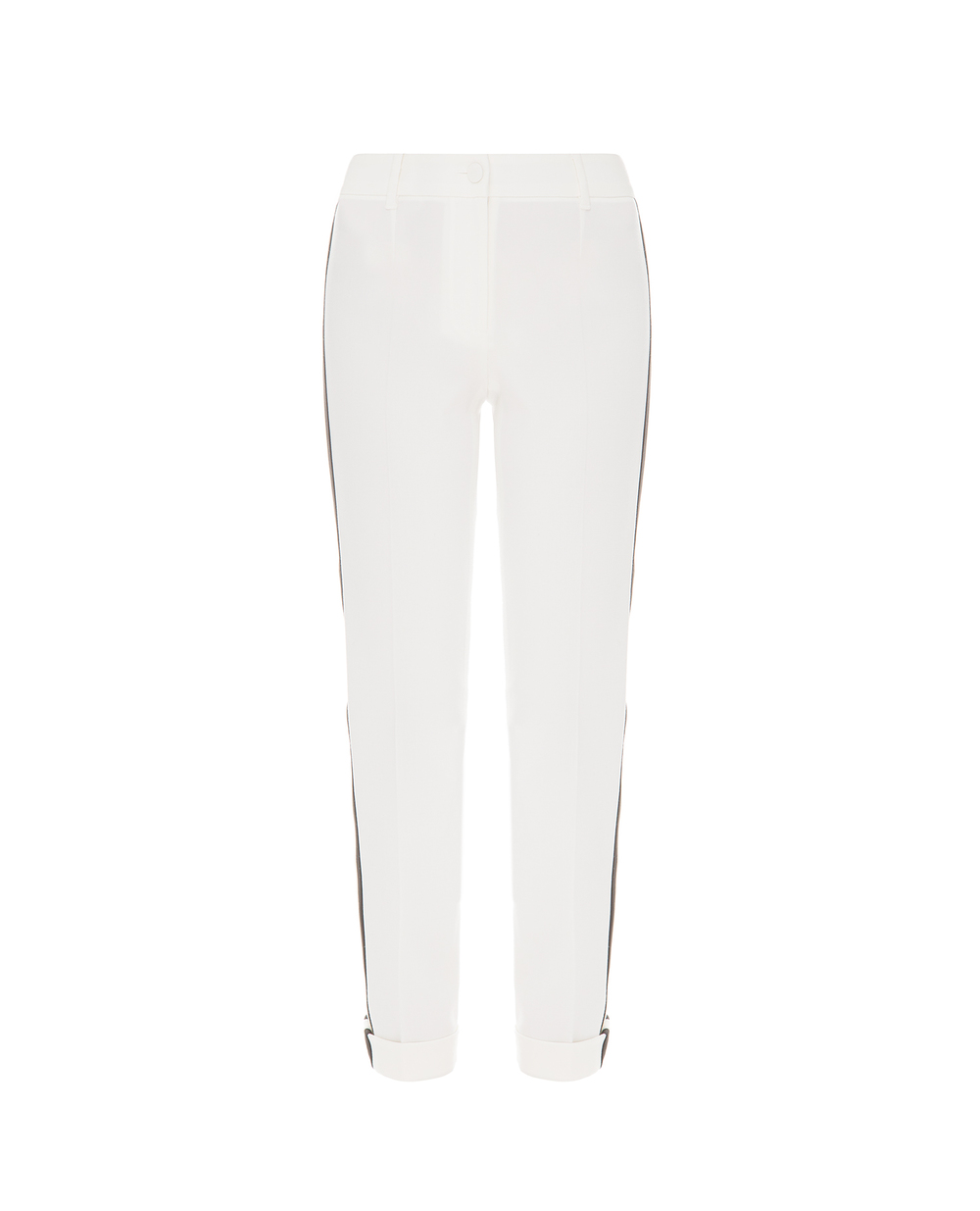 Шерстяные брюки Dolce&Gabbana FTBDET-FUCCS, белый цвет • Купить в интернет-магазине Kameron