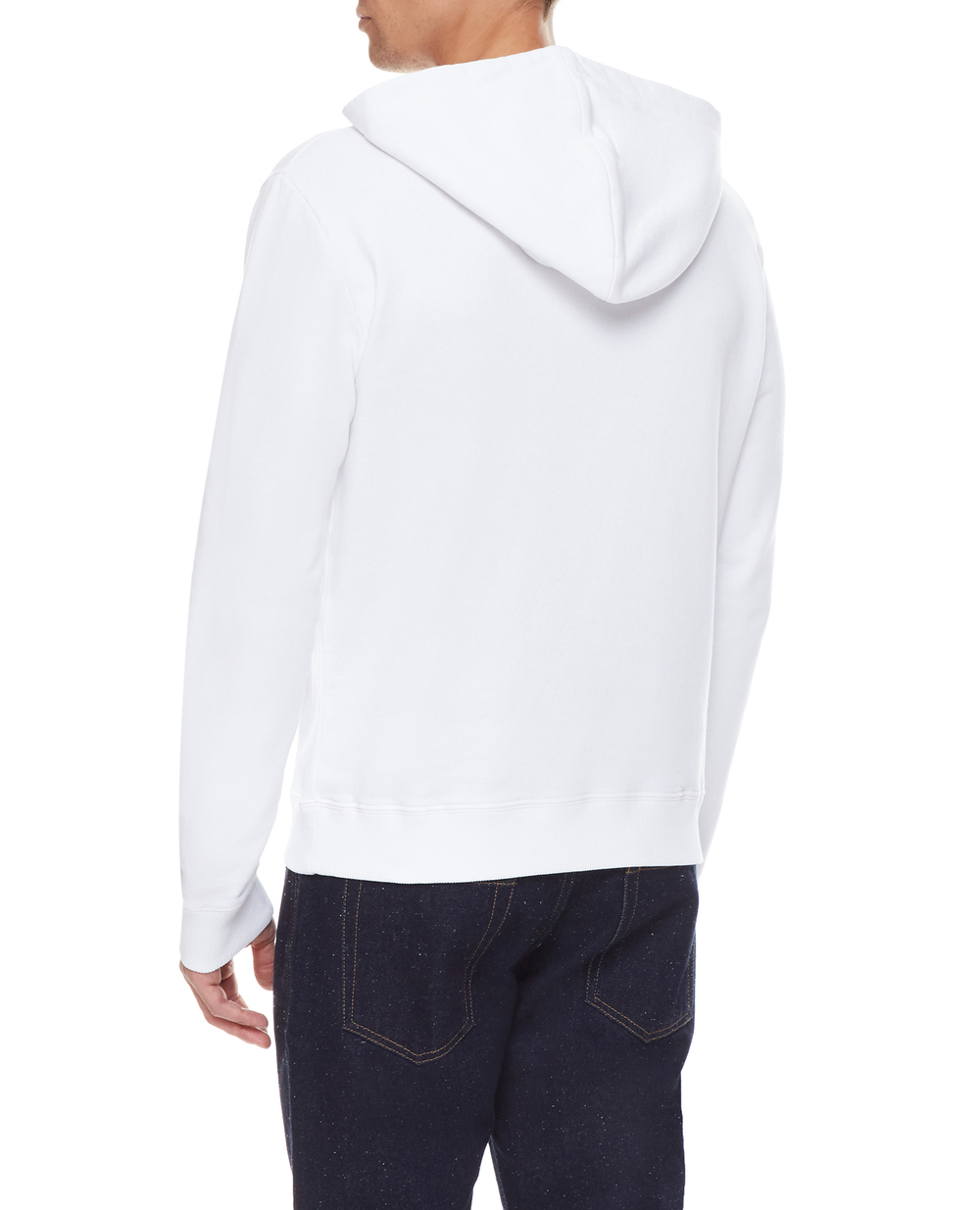 Худі Saint Laurent 677259-YB2PG, білий колір • Купити в інтернет-магазині Kameron