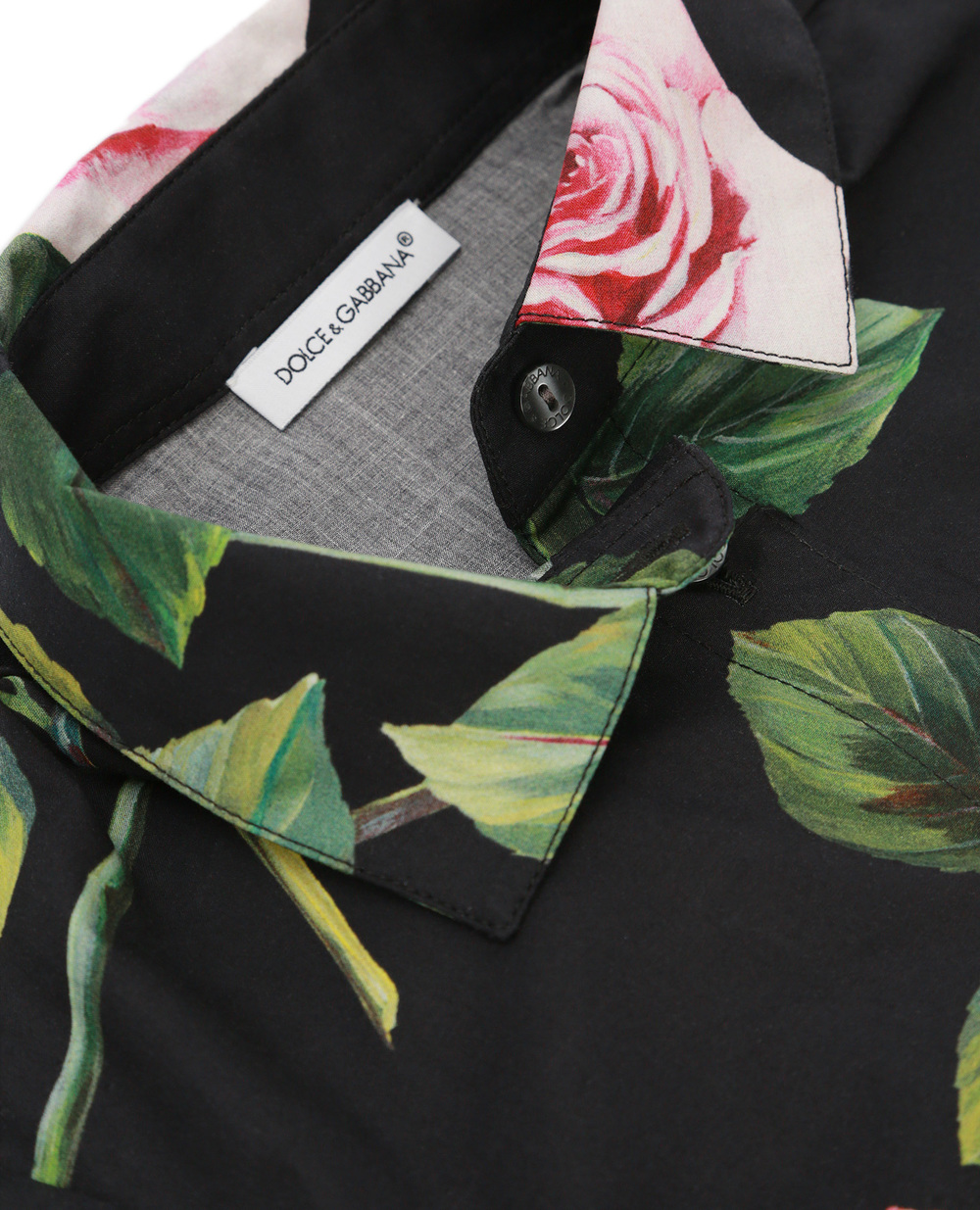 Блуза Dolce&Gabbana Kids L54S05-HS5GG-S, черный цвет • Купить в интернет-магазине Kameron