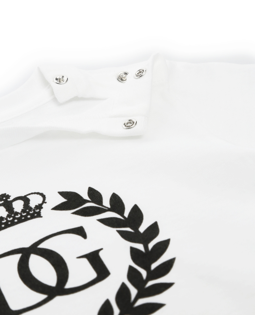 Футболка Dolce&Gabbana Kids L1JT7W-G7WOK, білий колір • Купити в інтернет-магазині Kameron