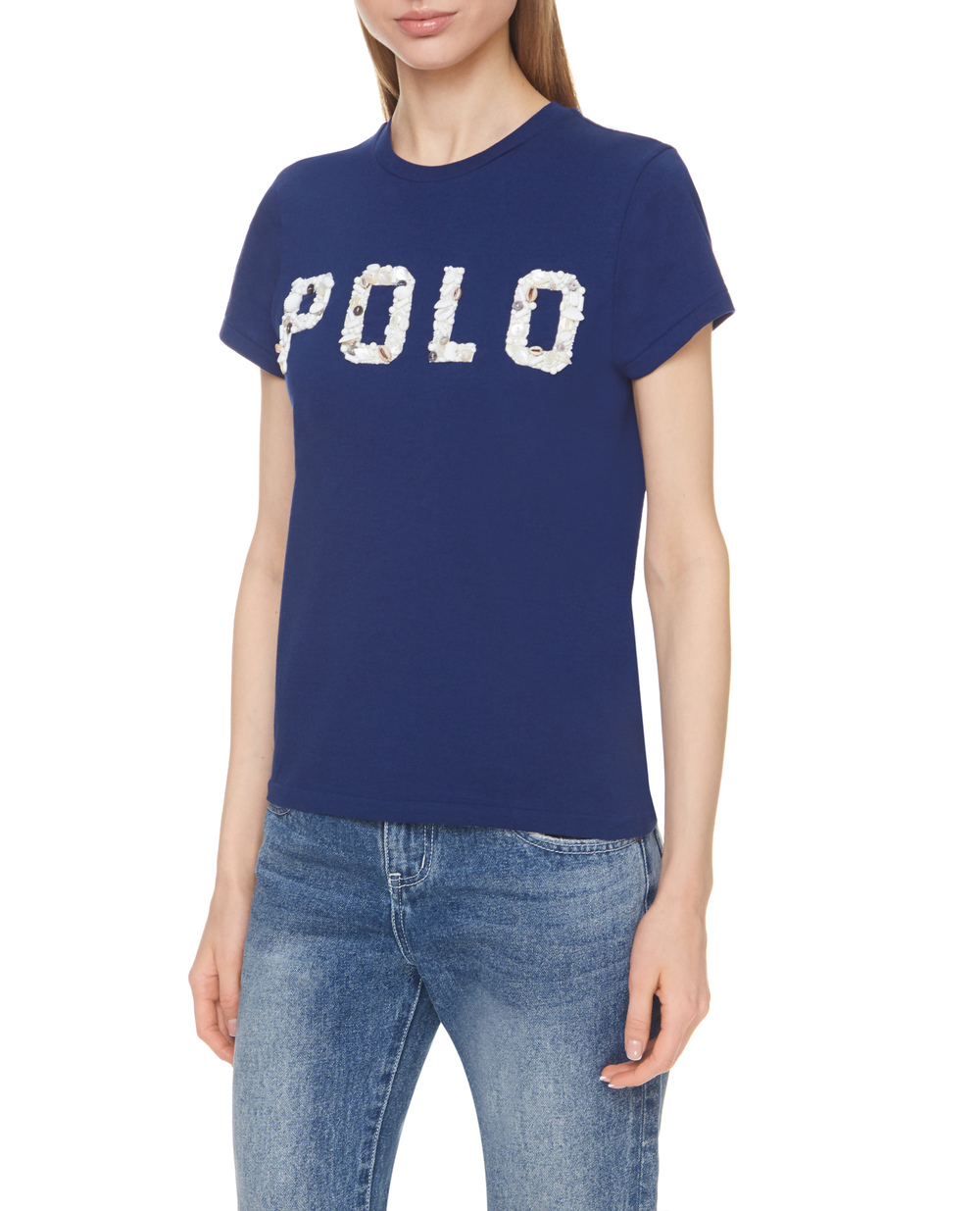 Футболка Polo Ralph Lauren 211827661002, синій колір • Купити в інтернет-магазині Kameron