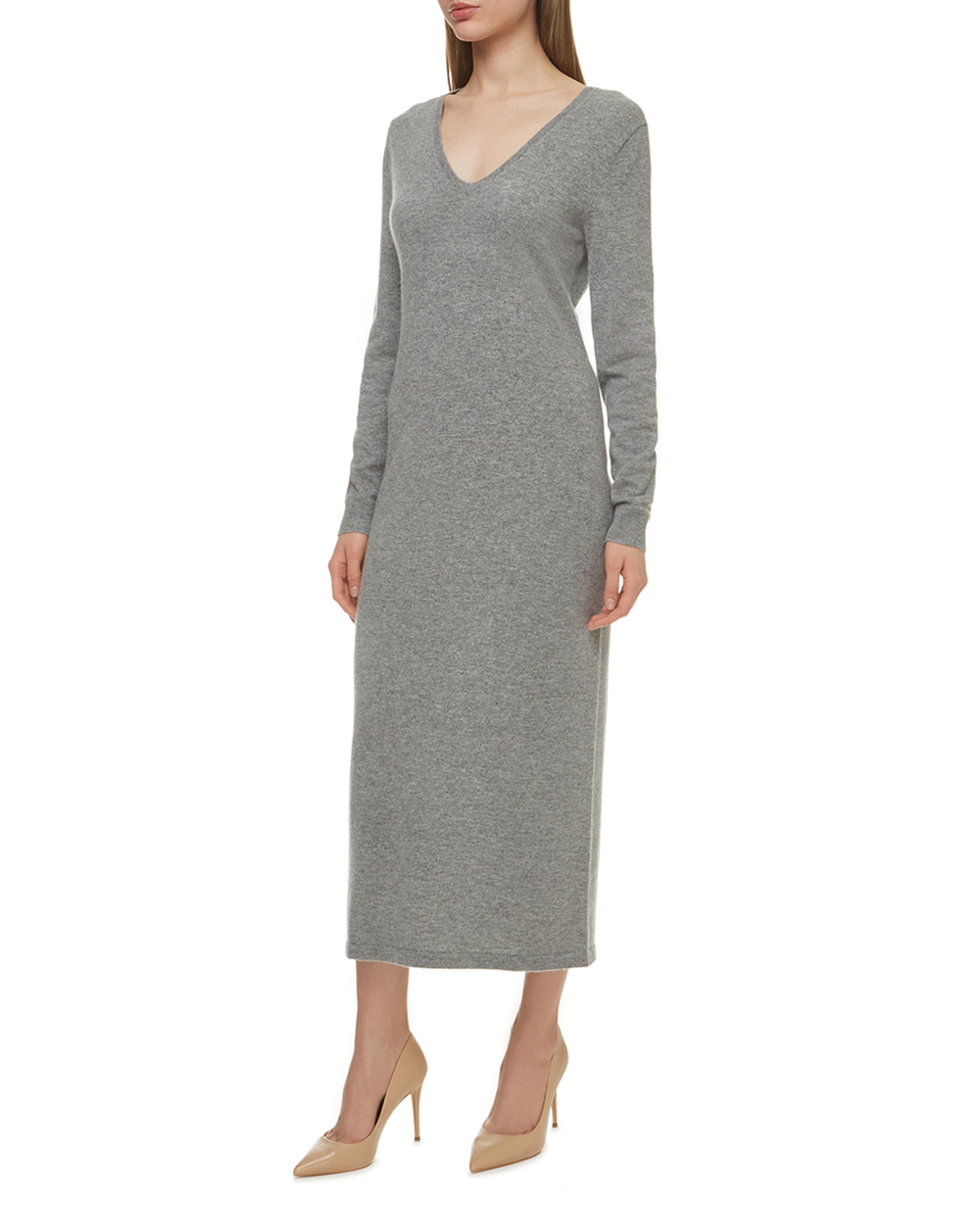 Кашемірова сукня Polo Ralph Lauren 211815310001, сірий колір • Купити в інтернет-магазині Kameron
