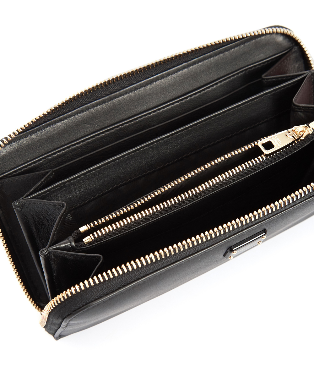Кожаный кошелек Dolce&Gabbana BI0473-AO049, черный цвет • Купить в интернет-магазине Kameron
