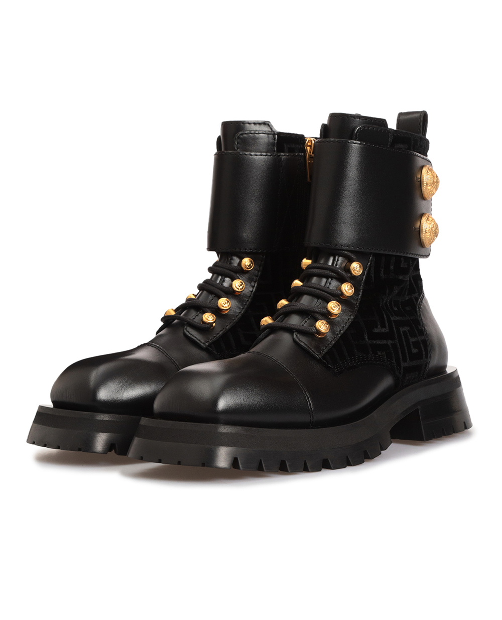 Кожаные ботинки Ranger Balmain YN1TC785TEVC, черный цвет • Купить в интернет-магазине Kameron
