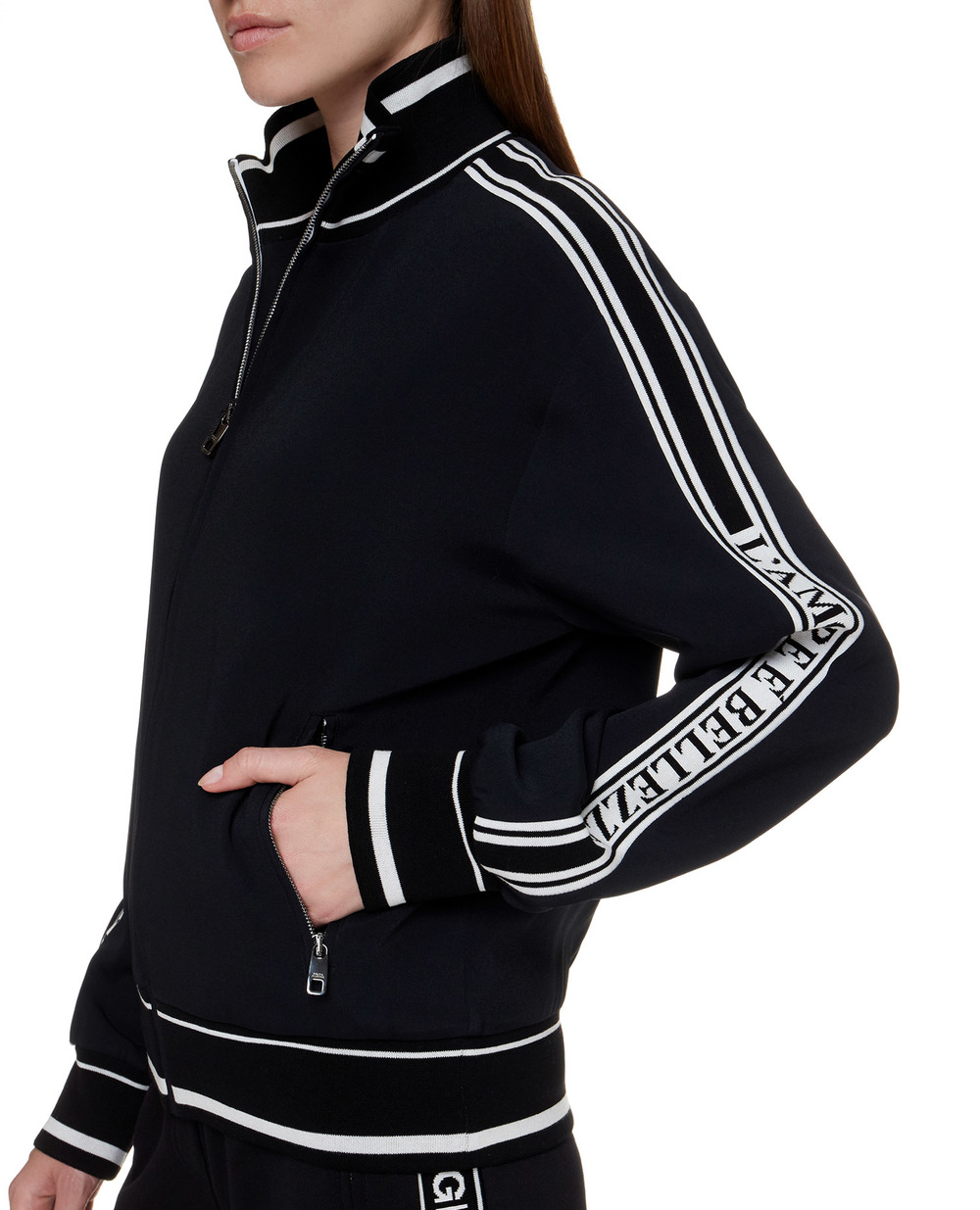 Спортивна кофта Dolce&Gabbana F9C50T-G7RNY, чорний колір • Купити в інтернет-магазині Kameron