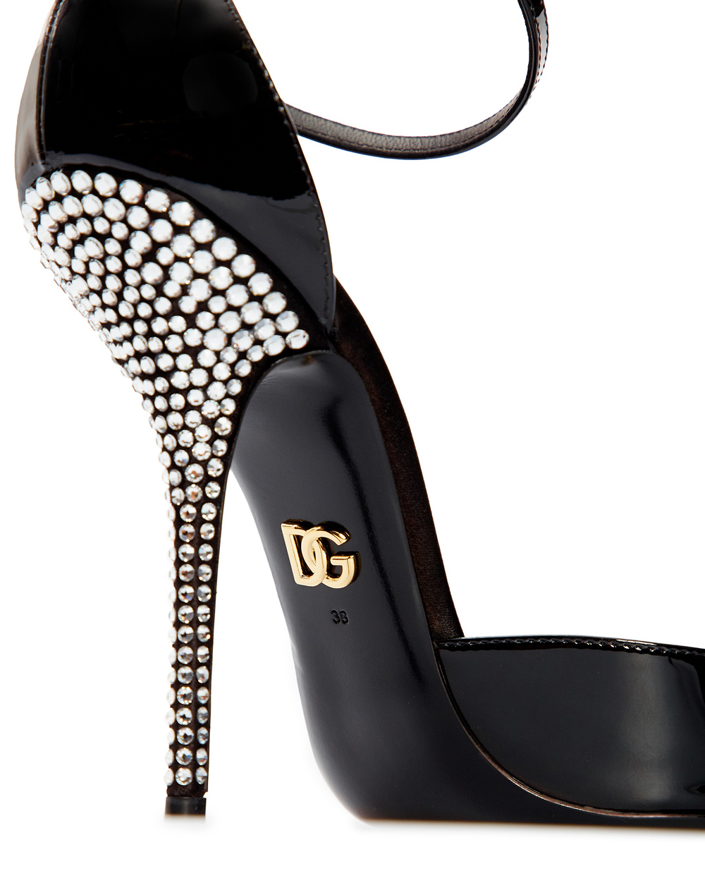 Кожаные туфли Dolce&Gabbana CD1670-AQ580, черный цвет • Купить в интернет-магазине Kameron