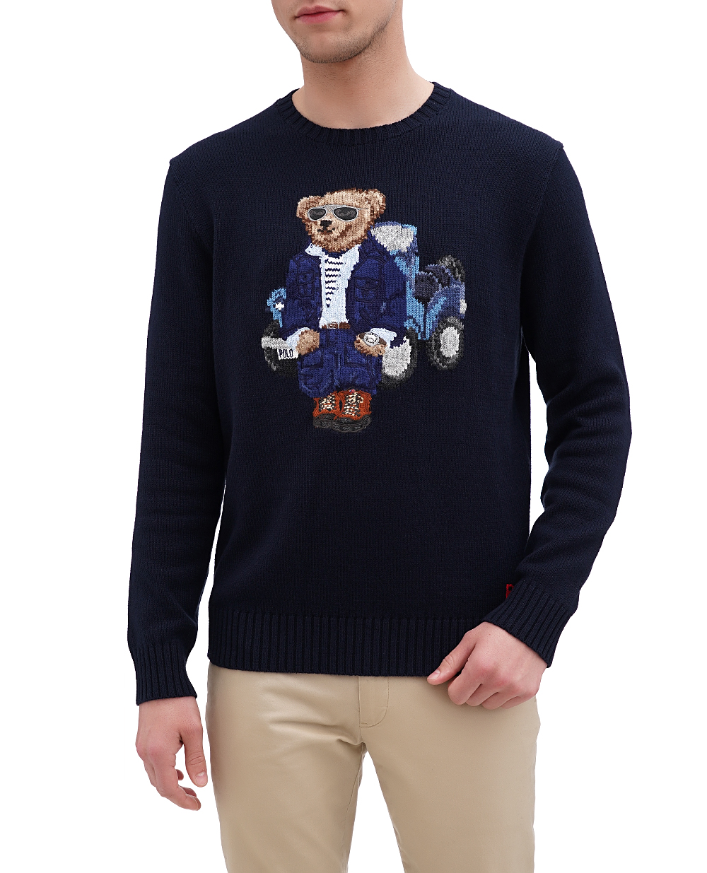 Свитер Polo Bear Polo Ralph Lauren 710934022001, темно-синий цвет • Купить в интернет-магазине Kameron