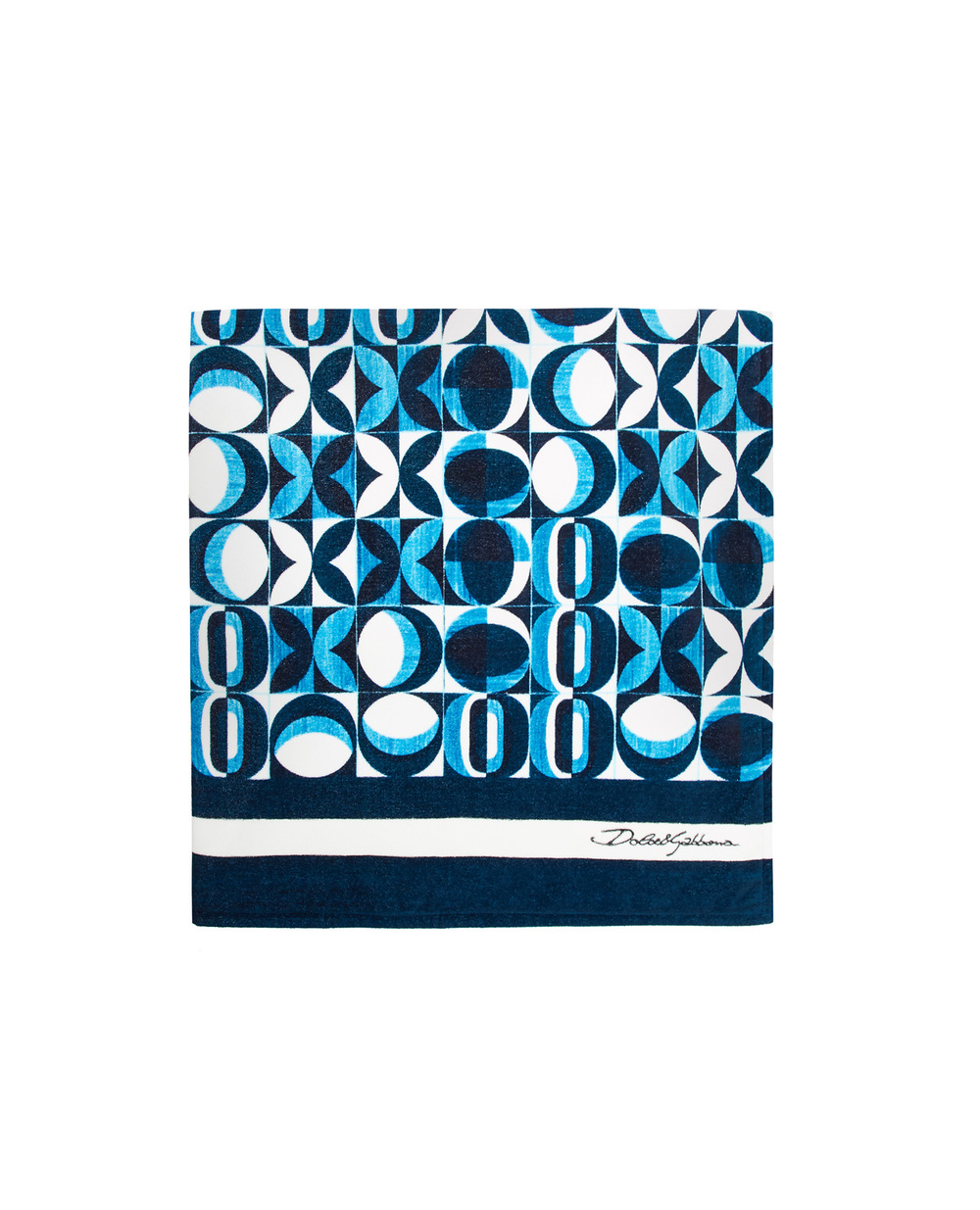 Полотенце Dolce&Gabbana M0A03T-HI7GM, синий цвет • Купить в интернет-магазине Kameron