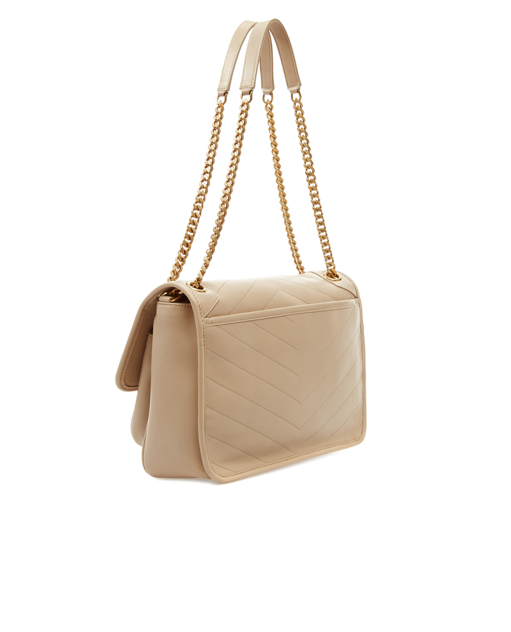 Кожаная сумка Niki Medium Saint Laurent 633158-1EL07, бежевый цвет • Купить в интернет-магазине Kameron