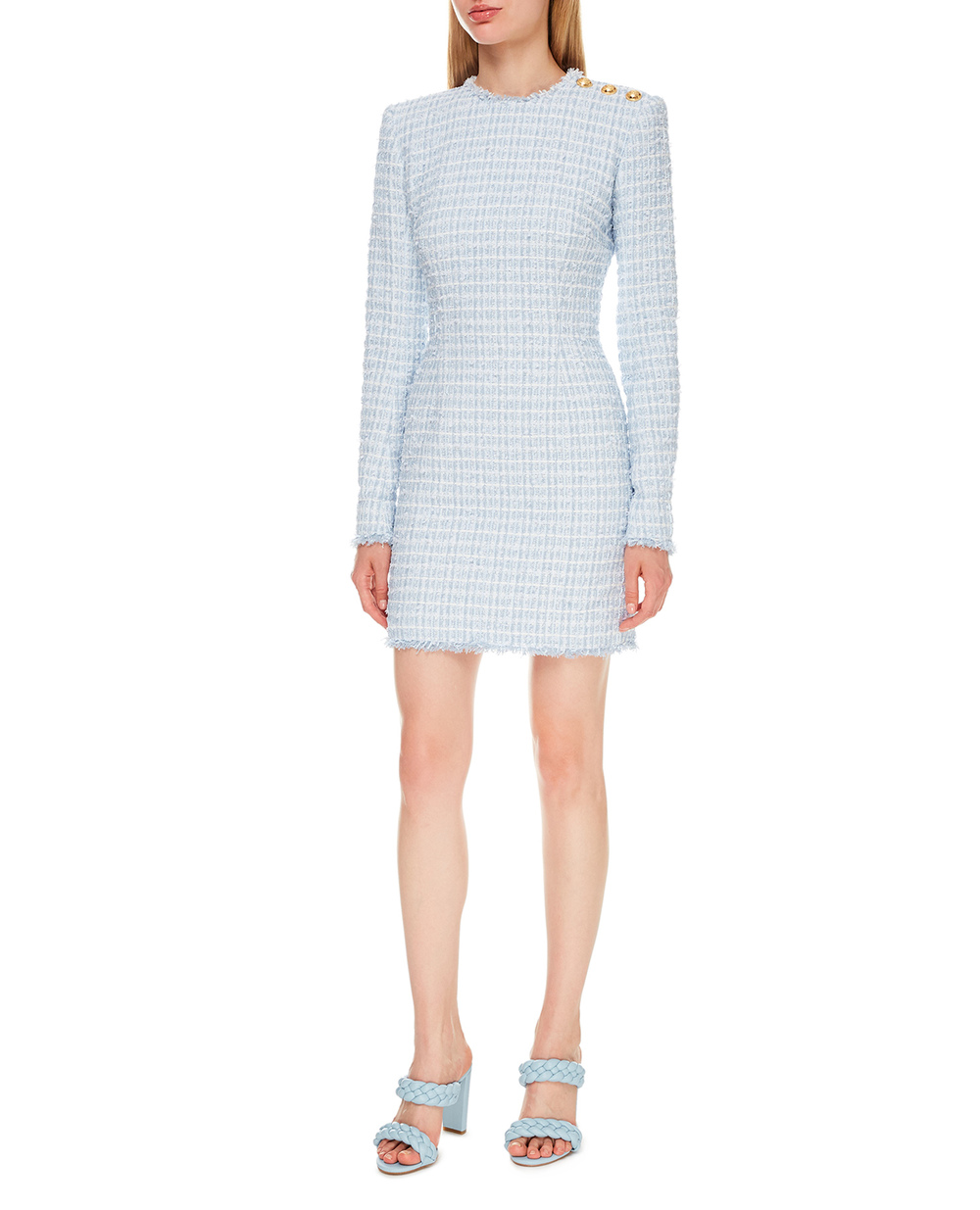 Сукня Balmain WF1R8000X490, блакитний колір • Купити в інтернет-магазині Kameron