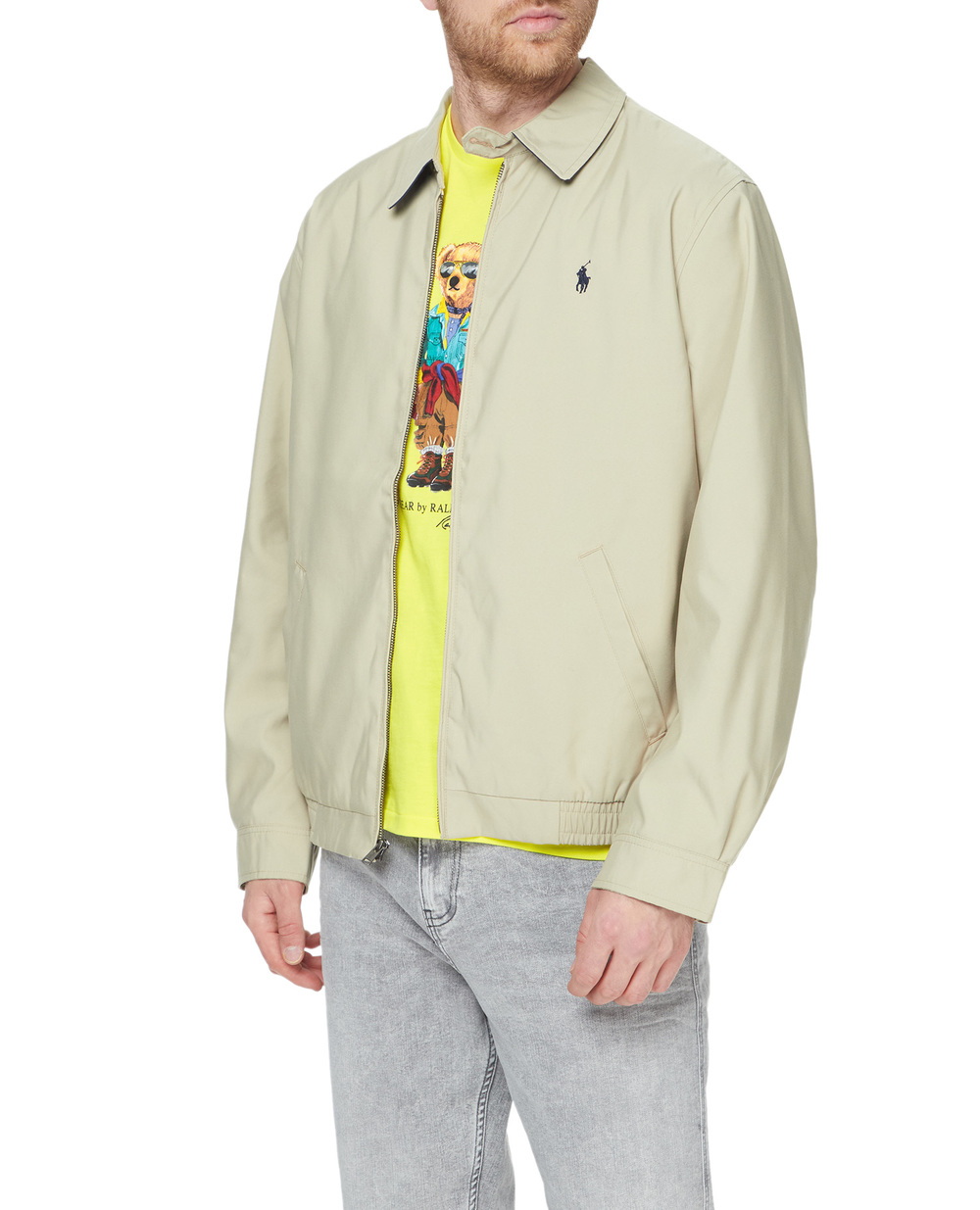 Куртка BI-Swing Polo Ralph Lauren 710548506002, бежевый цвет • Купить в интернет-магазине Kameron