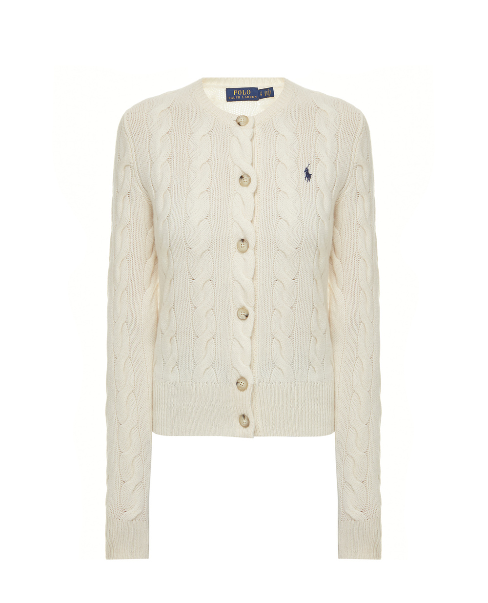 Шерстяной кардиган Polo Ralph Lauren 211801493001, белый цвет • Купить в интернет-магазине Kameron