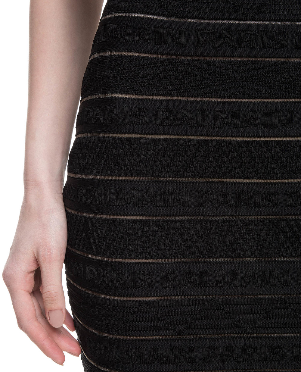 Юбка Balmain TF14307K031, черный цвет • Купить в интернет-магазине Kameron
