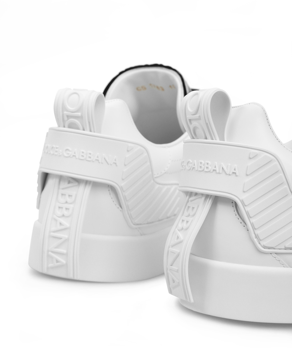 Кожаные сникеры Portofino Dolce&Gabbana CS1783-AJ986, белый цвет • Купить в интернет-магазине Kameron