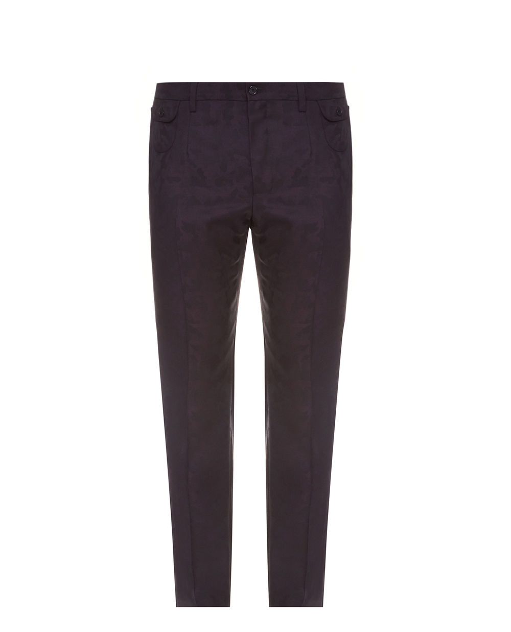 Вовняні штани Dolce&Gabbana GWBQET-FJ2B4, фіолетовий колір • Купити в інтернет-магазині Kameron