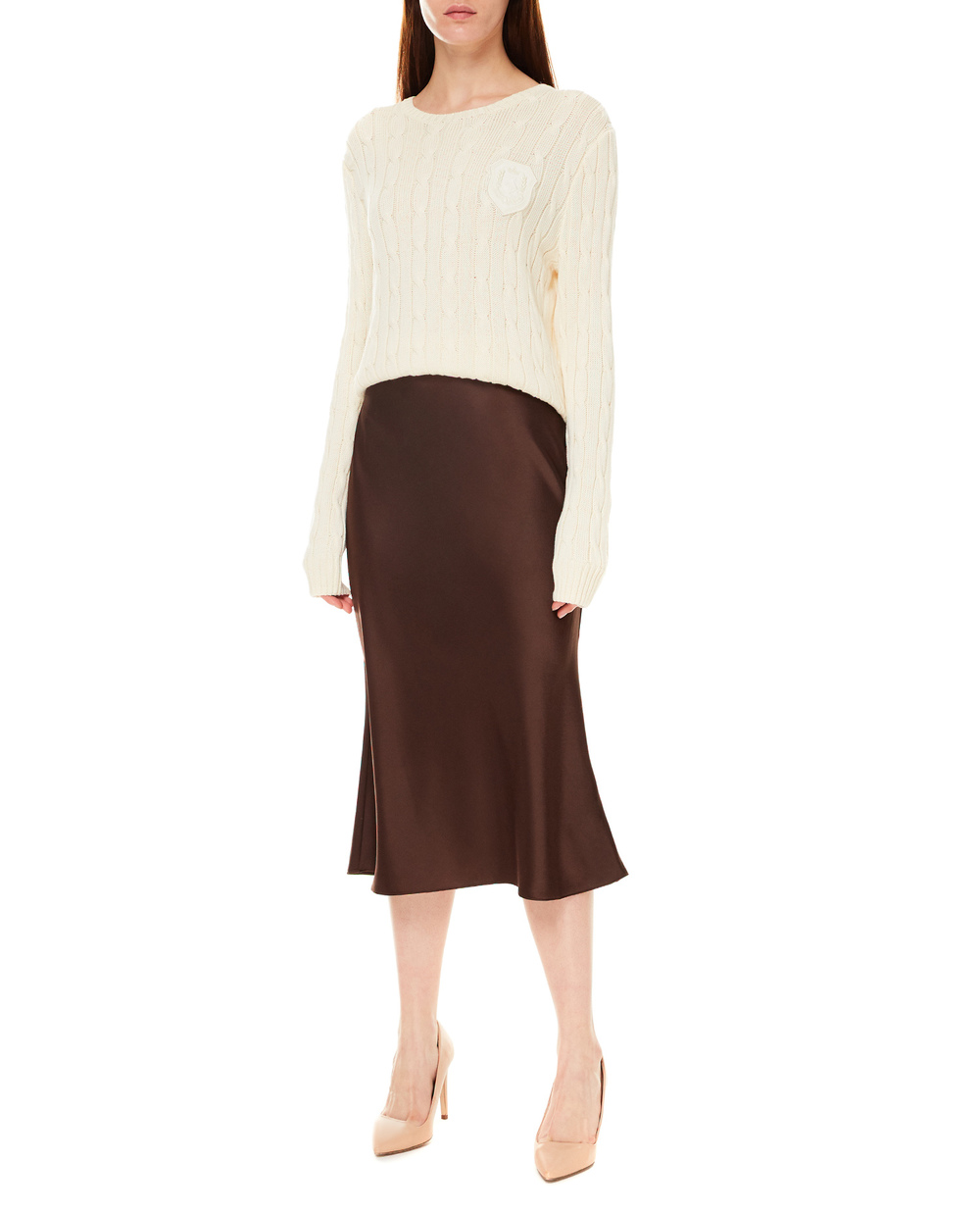 Спідниця Polo Ralph Lauren 211815376002, коричневий колір • Купити в інтернет-магазині Kameron