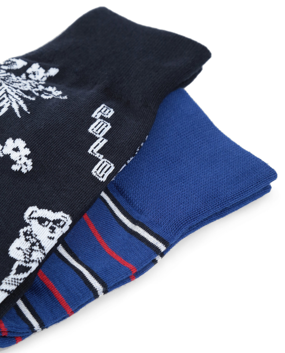 Носки (2 пары) Polo Ralph Lauren 449799774002, синий цвет • Купить в интернет-магазине Kameron