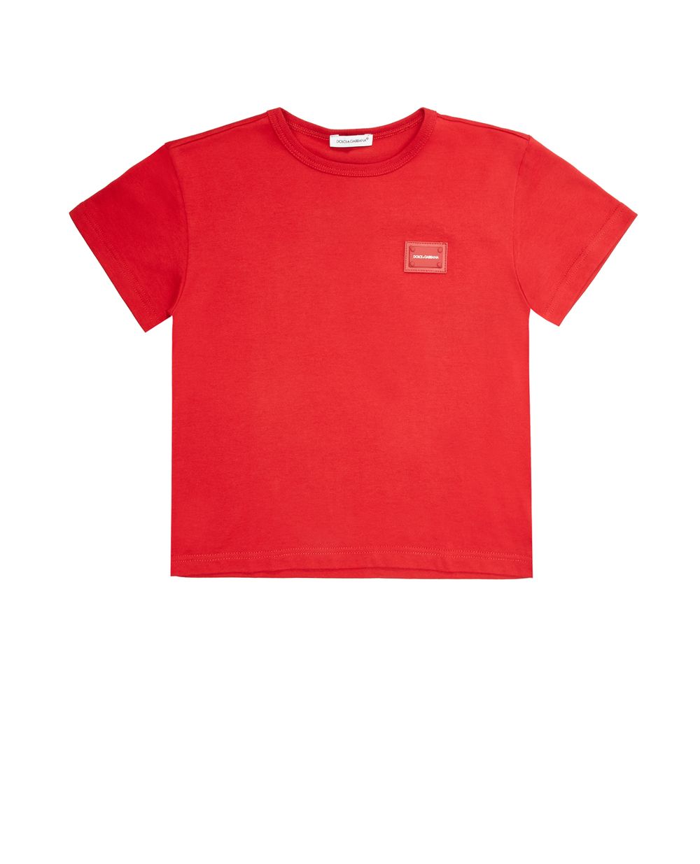 Детская футболка Dolce&Gabbana Kids L4JT7T-G7OLK-S, красный цвет • Купить в интернет-магазине Kameron