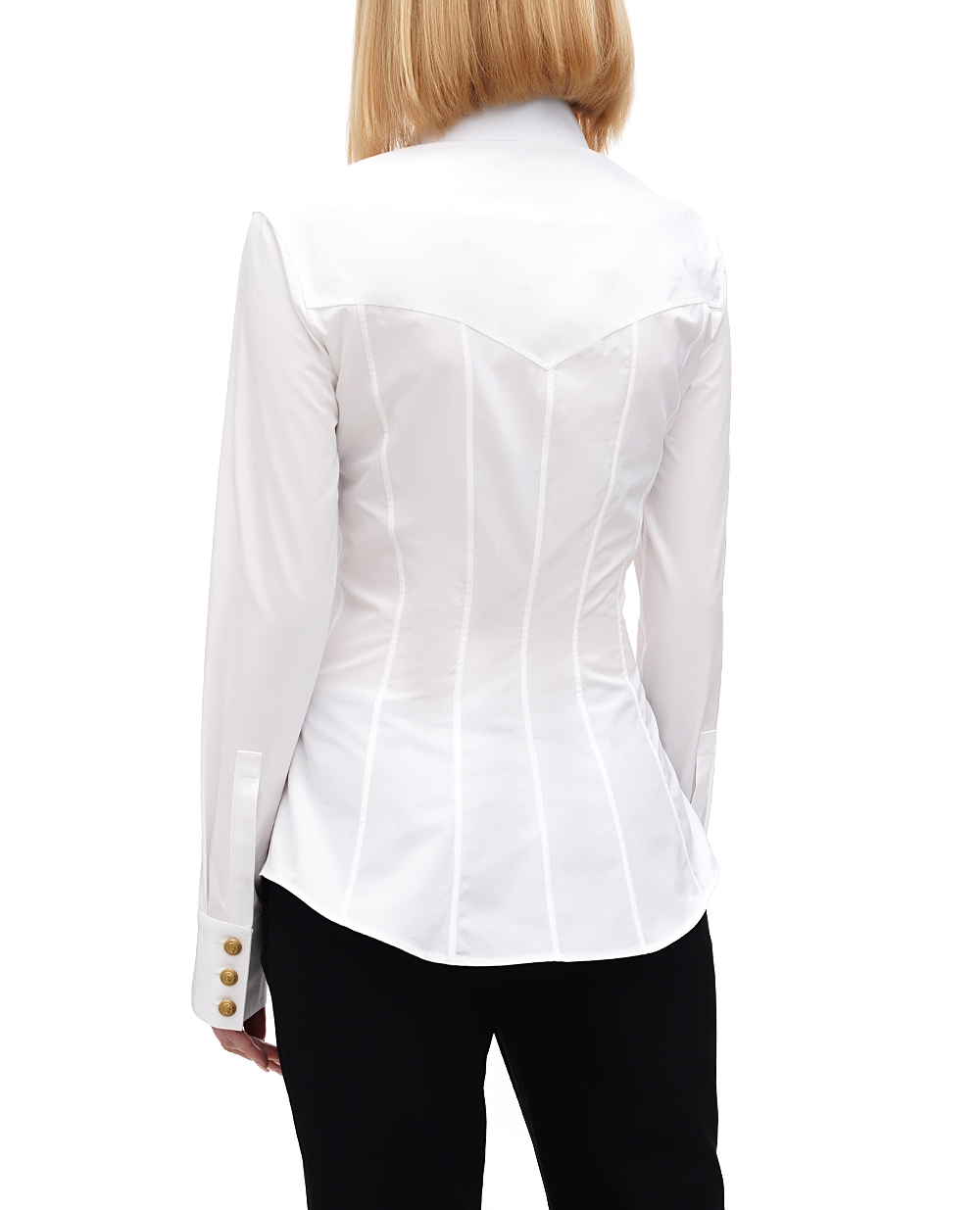 Блуза Balmain CF1HS315CE48, білий колір • Купити в інтернет-магазині Kameron