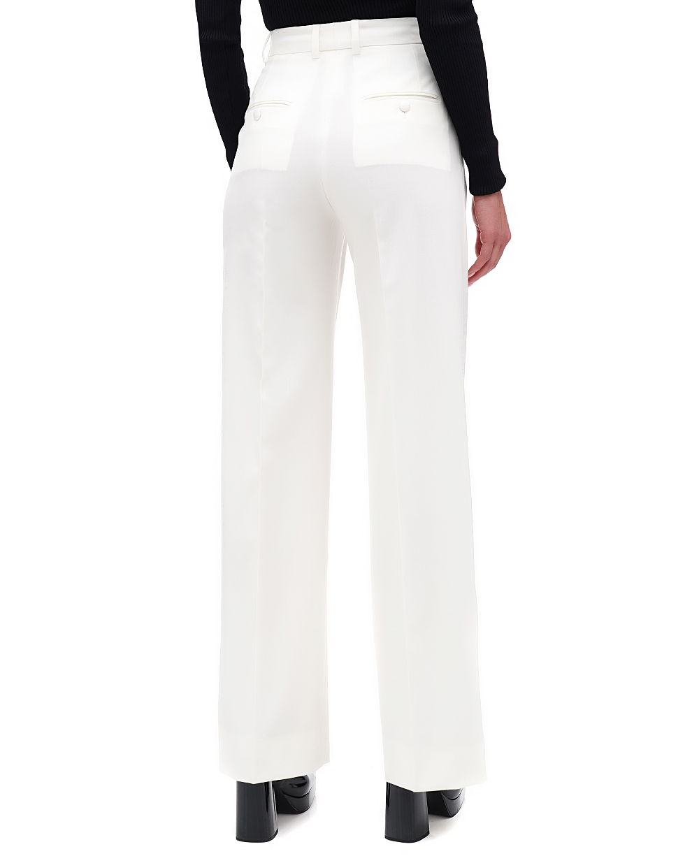 Штани Dolce&Gabbana FTBQZT-FUCCS, білий колір • Купити в інтернет-магазині Kameron
