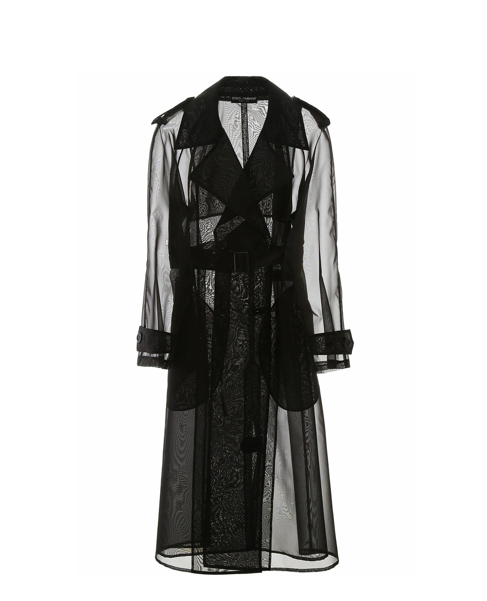 Тренч Dolce&Gabbana F0Z59T-FUMG9, черный цвет • Купить в интернет-магазине Kameron