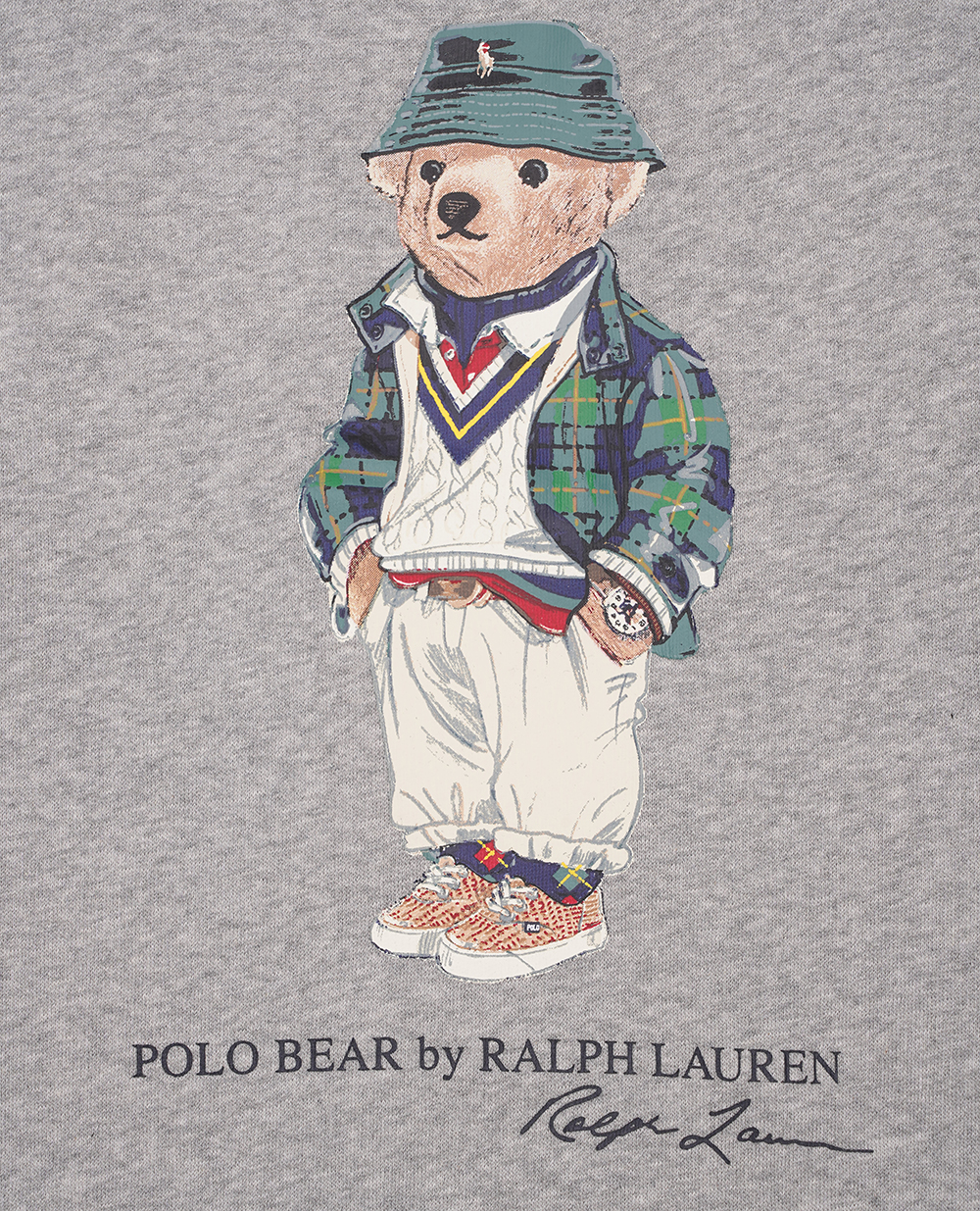 Дитячий світшот Polo Bear Polo Ralph Lauren Kids 322919722001, сірий колір • Купити в інтернет-магазині Kameron