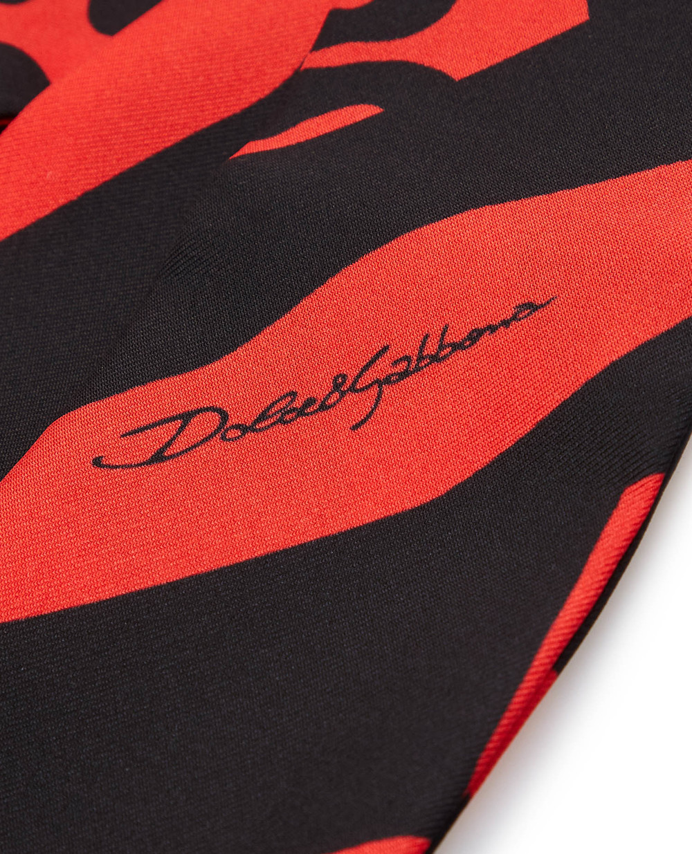 Шелковая повязка Dolce&Gabbana FS215A-GDBKQ, красный цвет • Купить в интернет-магазине Kameron
