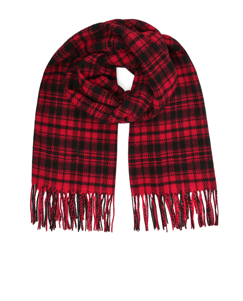 Шерстяной шарф Polo Ralph Lauren 455823065001, разноцветный цвет • Купить в интернет-магазине Kameron