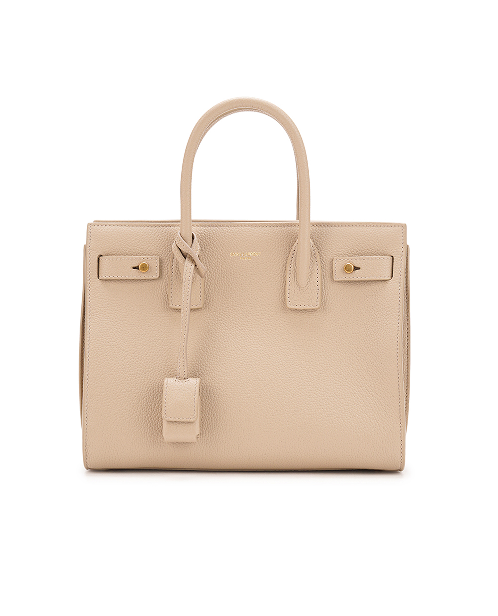 Кожаная сумка Sac du Jou Small Saint Laurent 717448-DTI0W, бежевый цвет • Купить в интернет-магазине Kameron