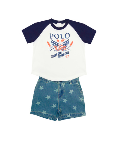 Polo Ralph Lauren Детский костюм (футболка, шорты) - Артикул: 320786618001