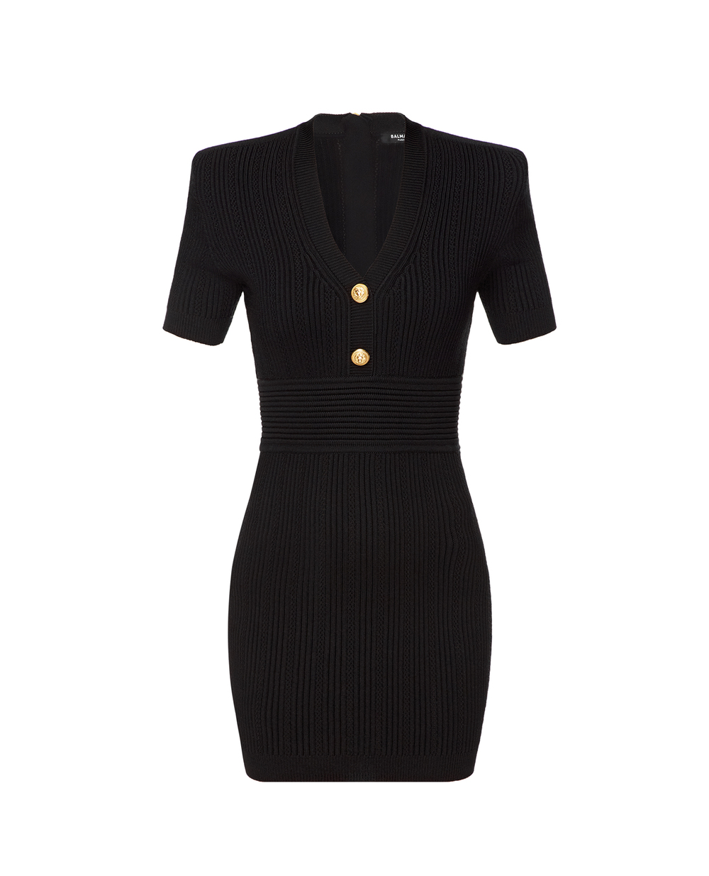 Платье Balmain AF1R6030KB39, черный цвет • Купить в интернет-магазине Kameron