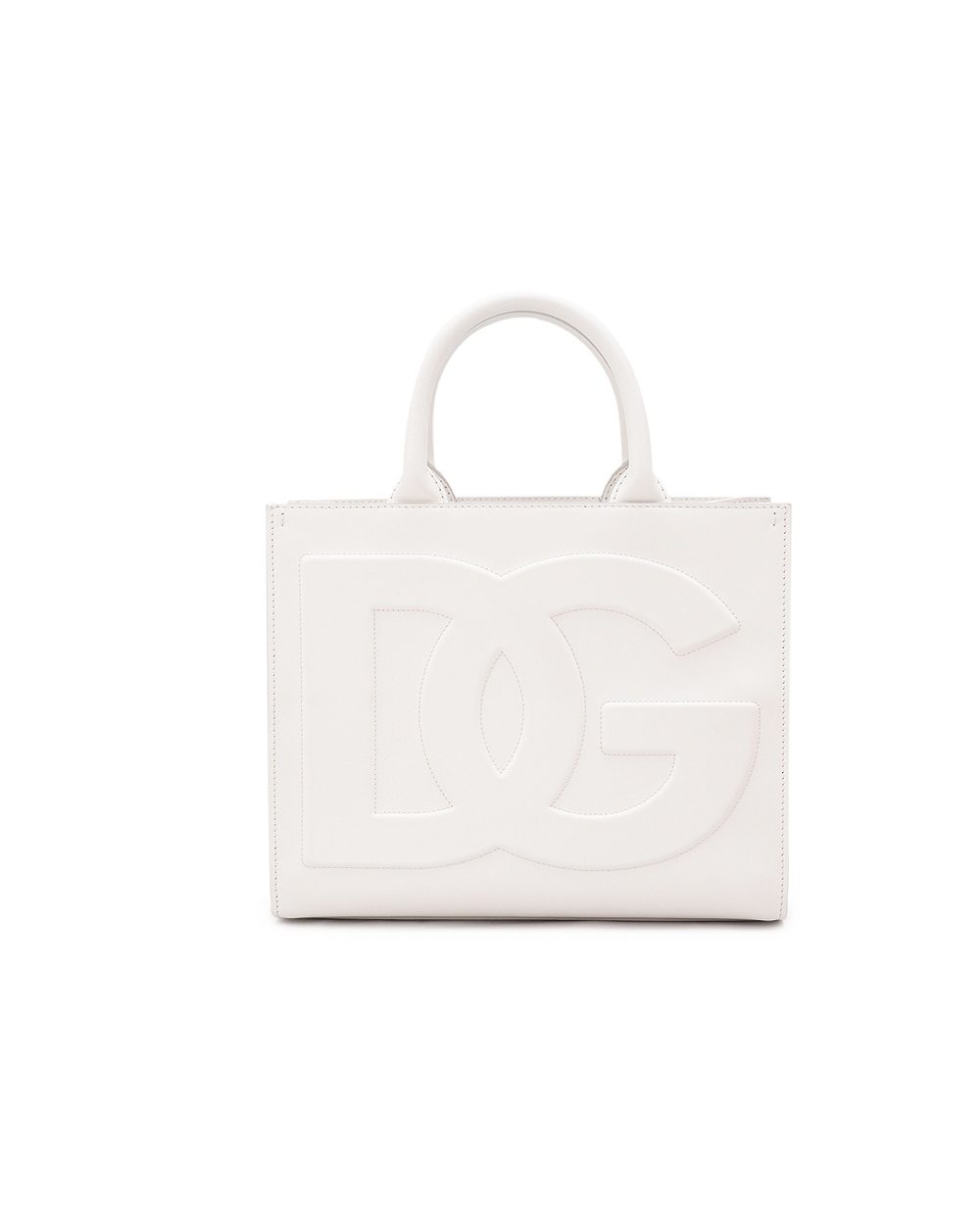 Сумка шоппер DG Daily Small Dolce&Gabbana BB7272-AQ269, белый цвет • Купить в интернет-магазине Kameron