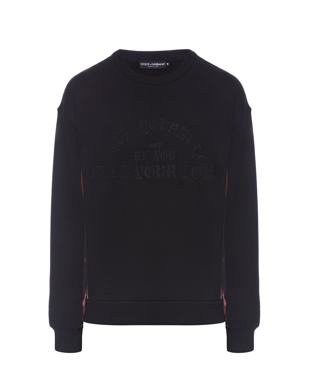 Свитшот Dolce&Gabbana G9UR2Z-G7YJZ, черный цвет • Купить в интернет-магазине Kameron