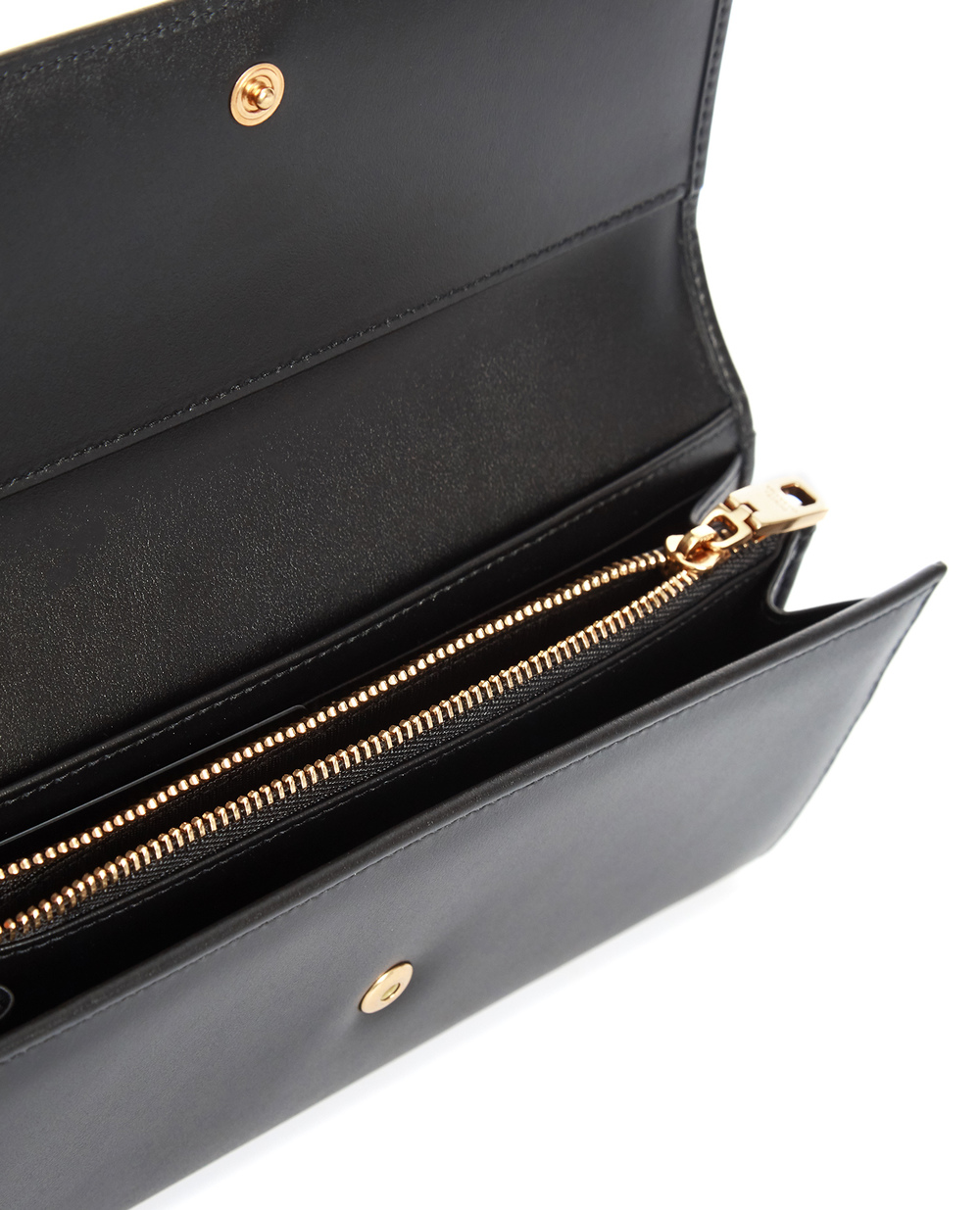 Кожаный кошелек Dolce&Gabbana BI0087-AX121, черный цвет • Купить в интернет-магазине Kameron
