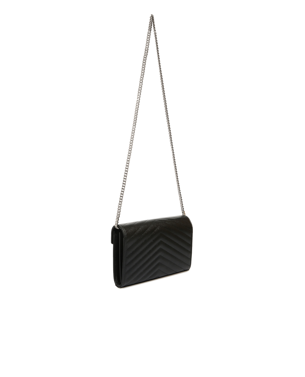 Шкіряна сумка Monogram LouLou Saint Laurent 377828-BOW02-, чорний колір • Купити в інтернет-магазині Kameron