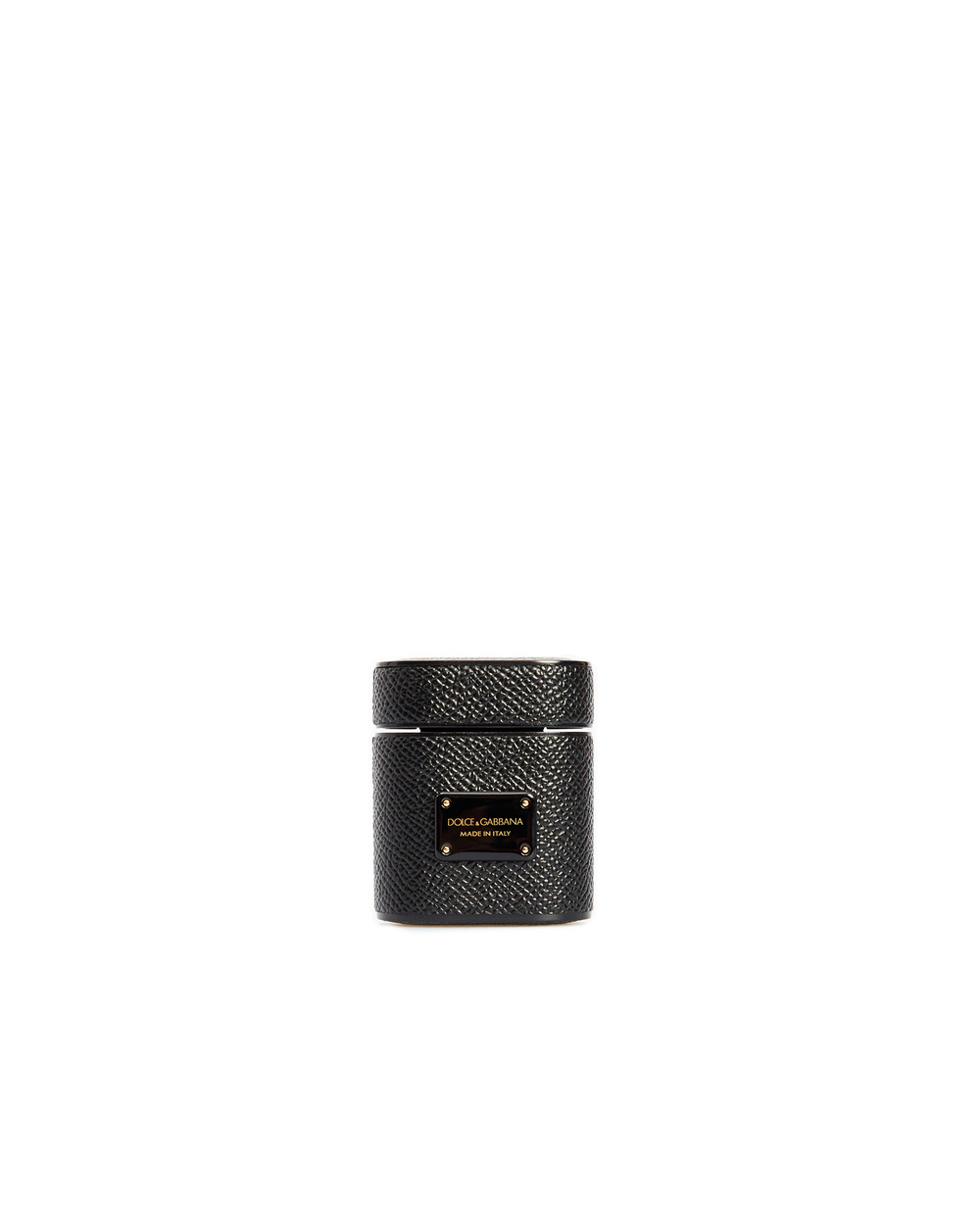 Кожаный чехол для Airpods Dolce&Gabbana BP2572-AW394, черный цвет • Купить в интернет-магазине Kameron