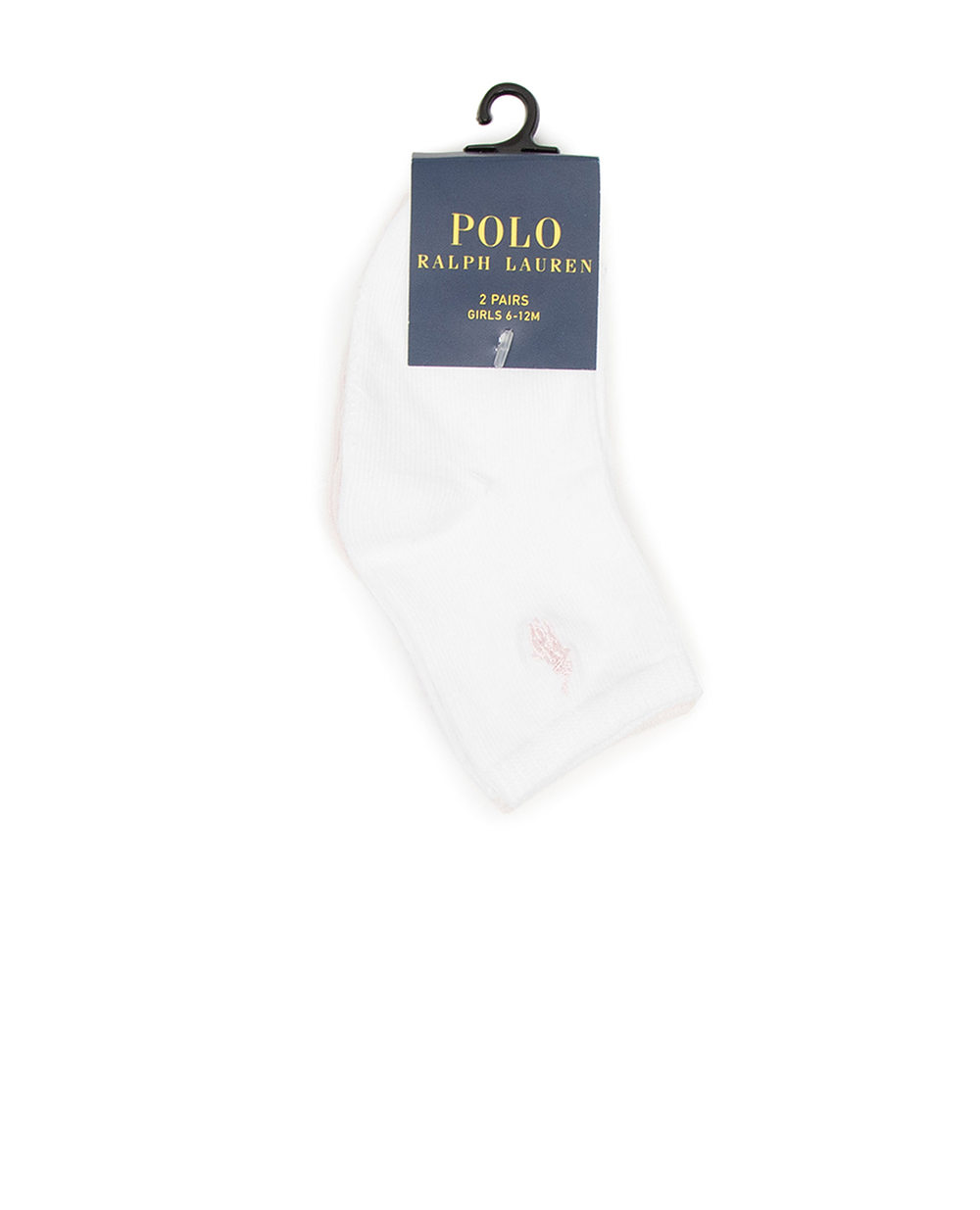 Носки (2 пары) Polo Ralph Lauren 445769003001, белый цвет • Купить в интернет-магазине Kameron