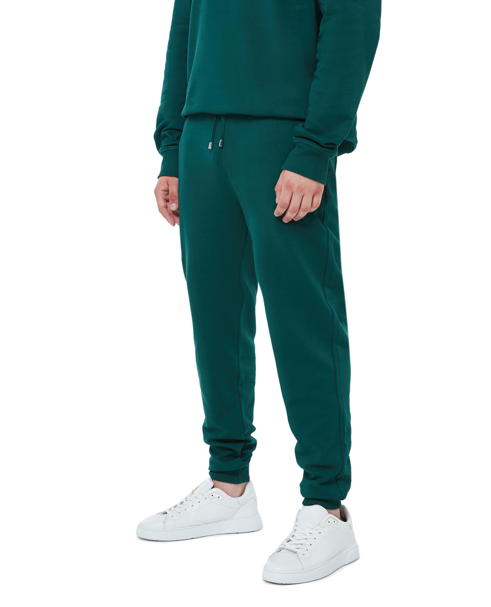 Спортивные брюки (костюм) Balmain BH1OB270BC43, зеленый цвет • Купить в интернет-магазине Kameron