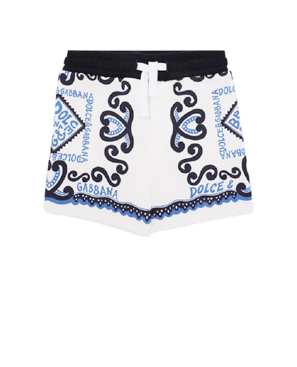 Детские шорты Dolce&Gabbana Kids L1JQR0-G7L0X, белый цвет • Купить в интернет-магазине Kameron