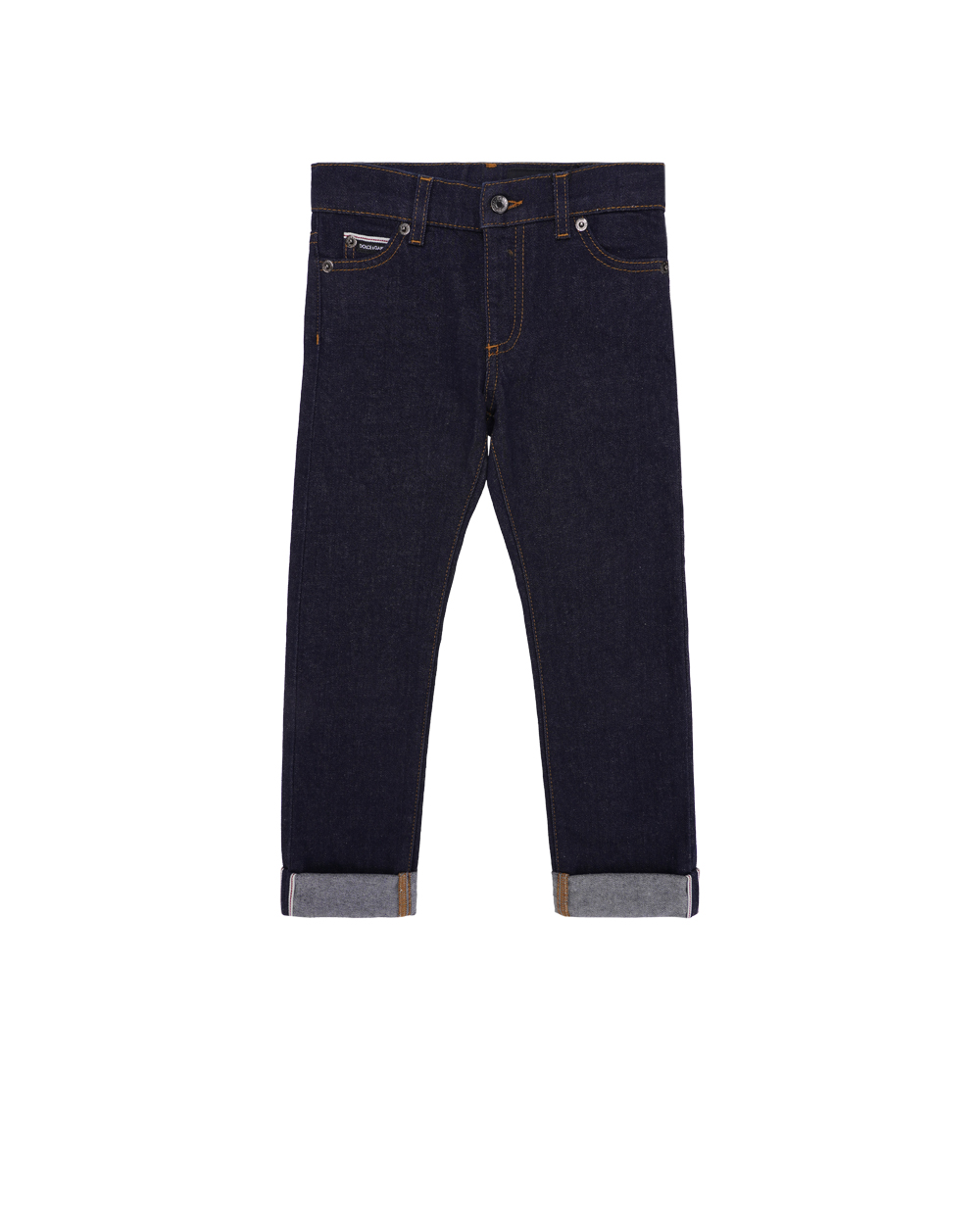 Детские джинсы Dolce&Gabbana Kids L42F59-LDB95-S, темно-синий цвет • Купить в интернет-магазине Kameron