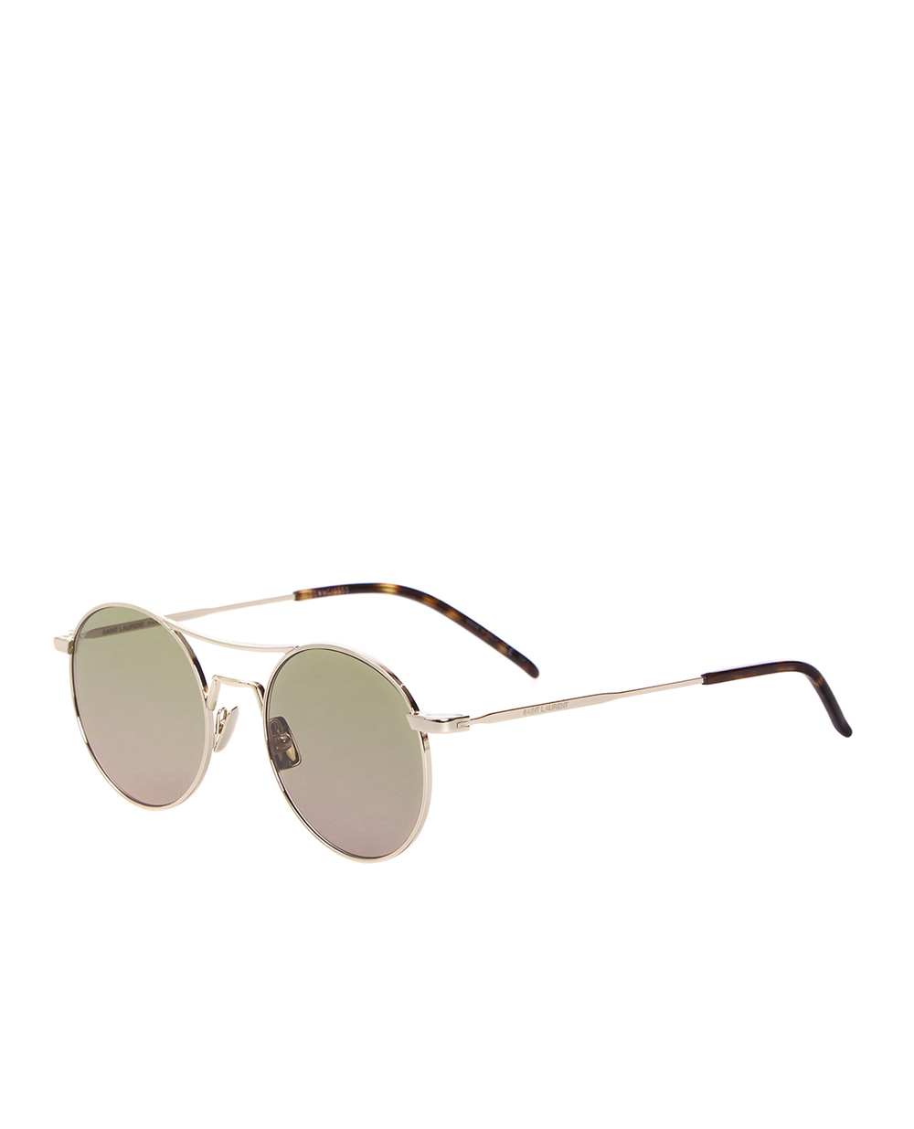 Солнцезащитные очки Saint Laurent 652333-Y9902, золотой цвет • Купить в интернет-магазине Kameron