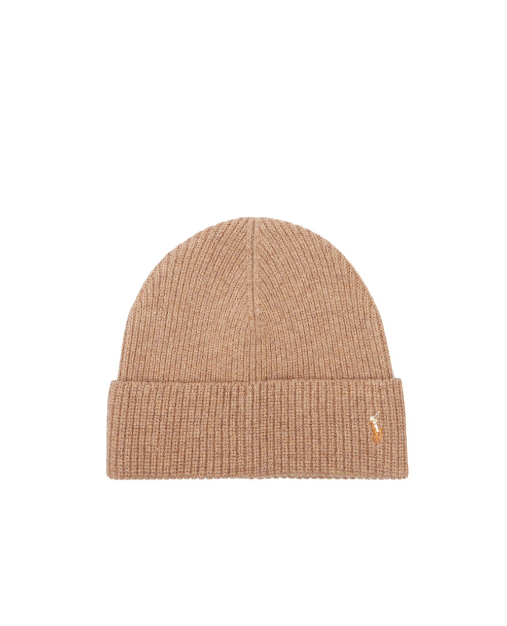 Шерстяная шапка Polo Ralph Lauren 449775524003, бежевый цвет • Купить в интернет-магазине Kameron