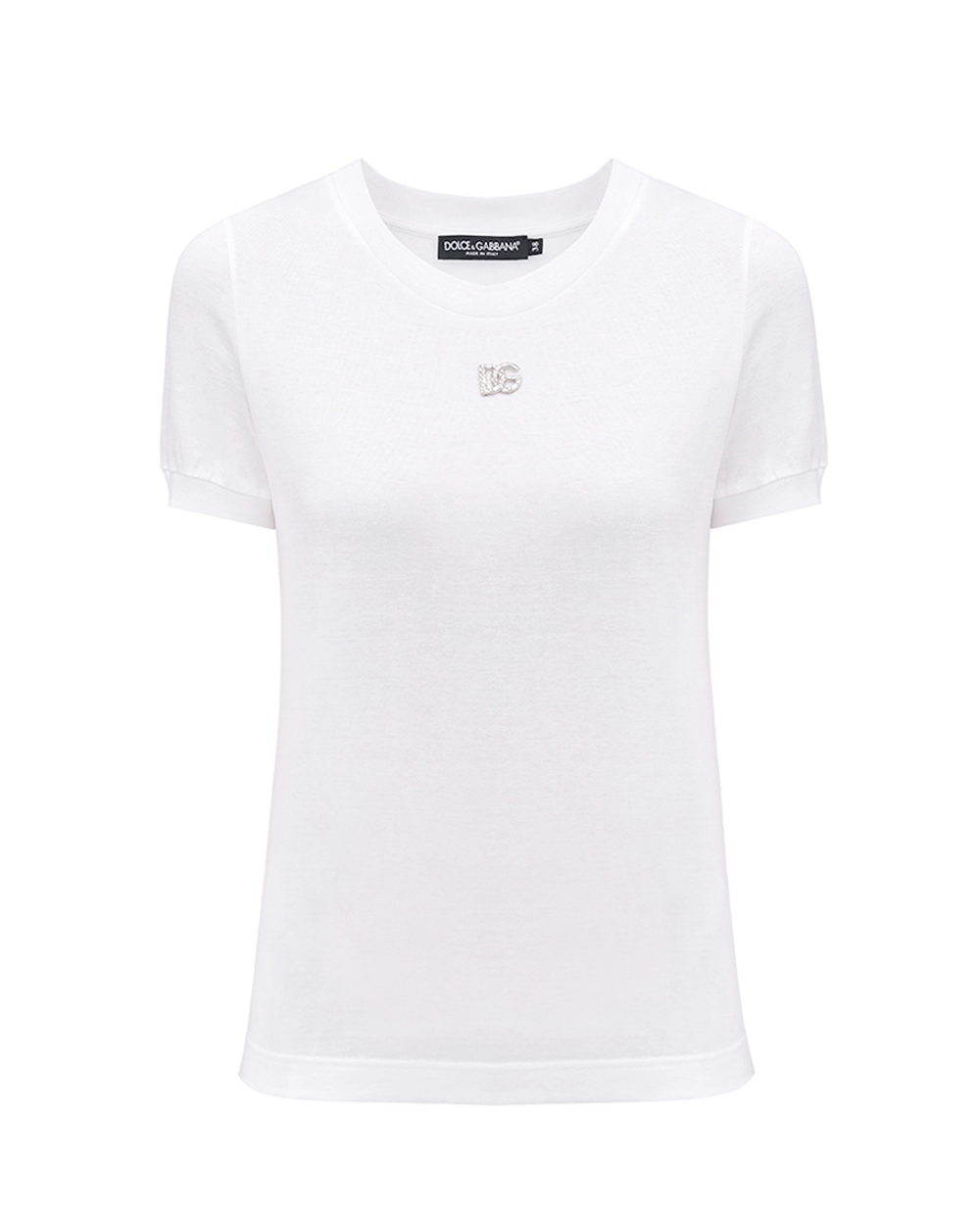Футболка Dolce&Gabbana F8U08Z-G7B3U, белый цвет • Купить в интернет-магазине Kameron